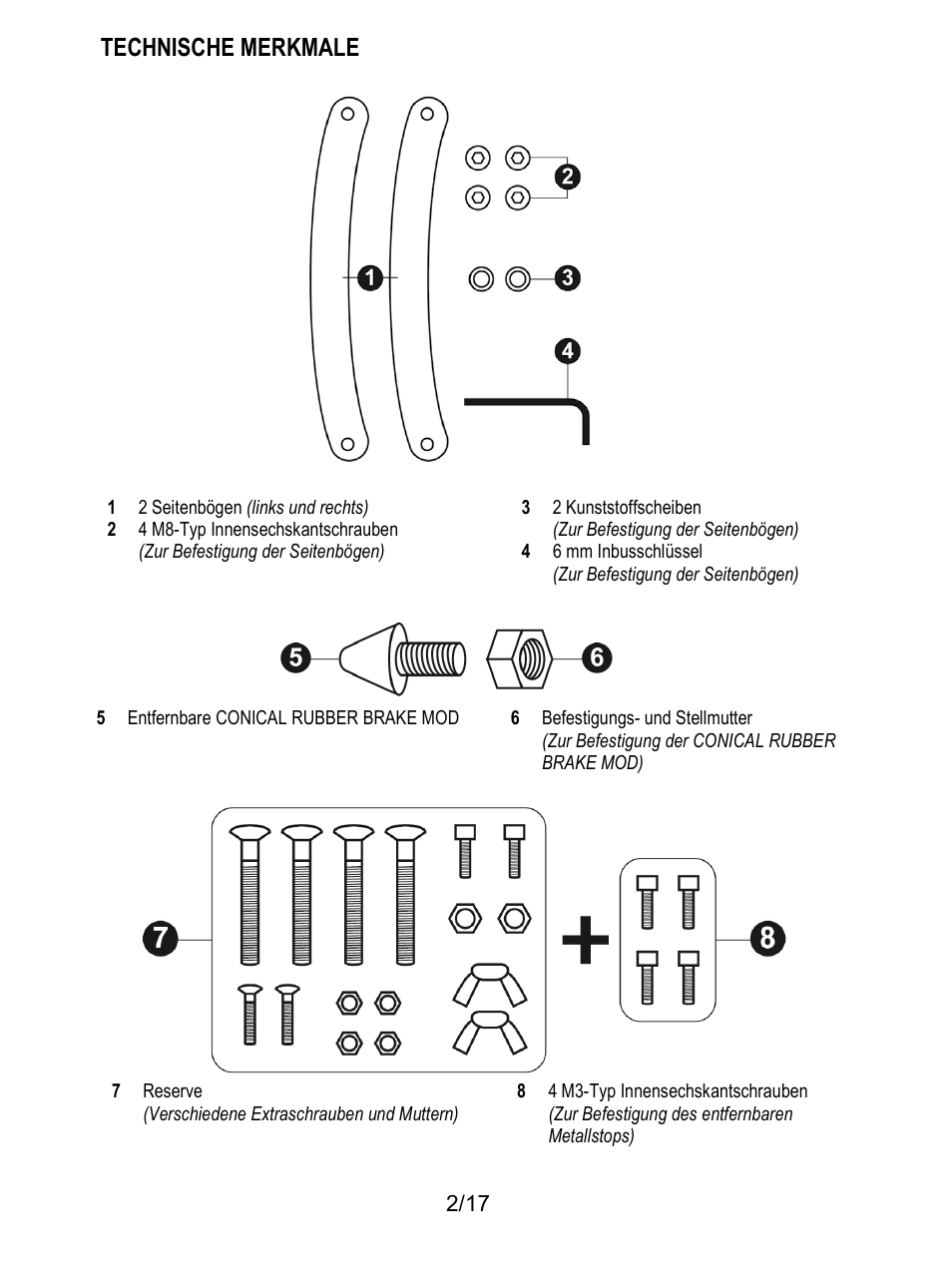 Technische merkmale | Thrustmaster T3PA-PRO Add-On User Manual | Page 37 / 205