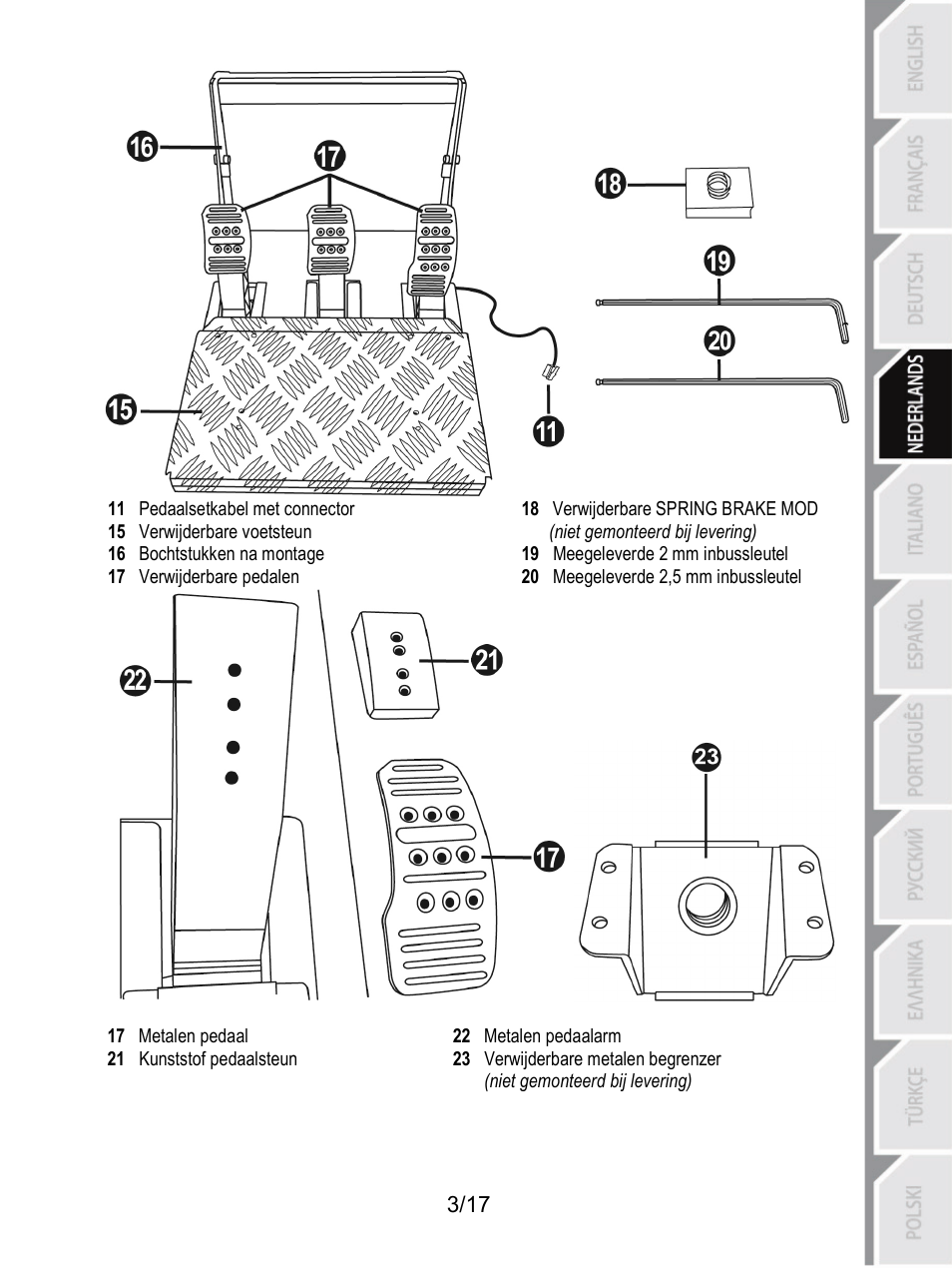 Thrustmaster T3PA-PRO Add-On User Manual | Page 55 / 205