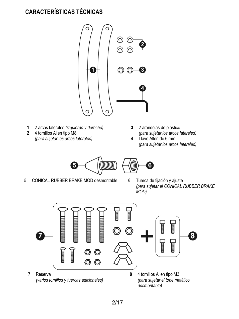 Características técnicas | Thrustmaster T3PA-PRO Add-On User Manual | Page 88 / 205