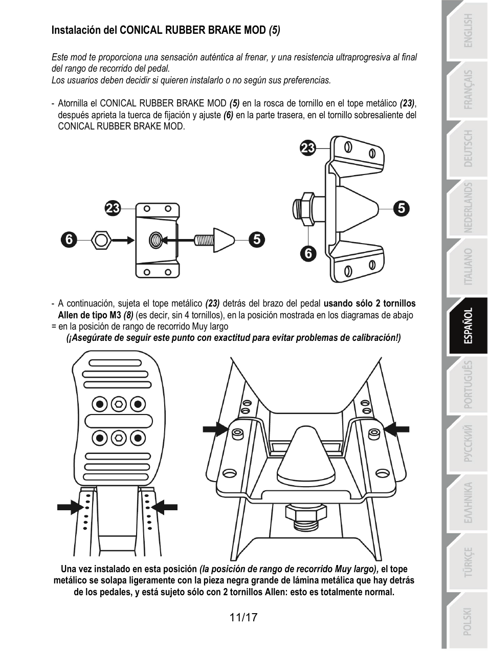 Thrustmaster T3PA-PRO Add-On User Manual | Page 97 / 205