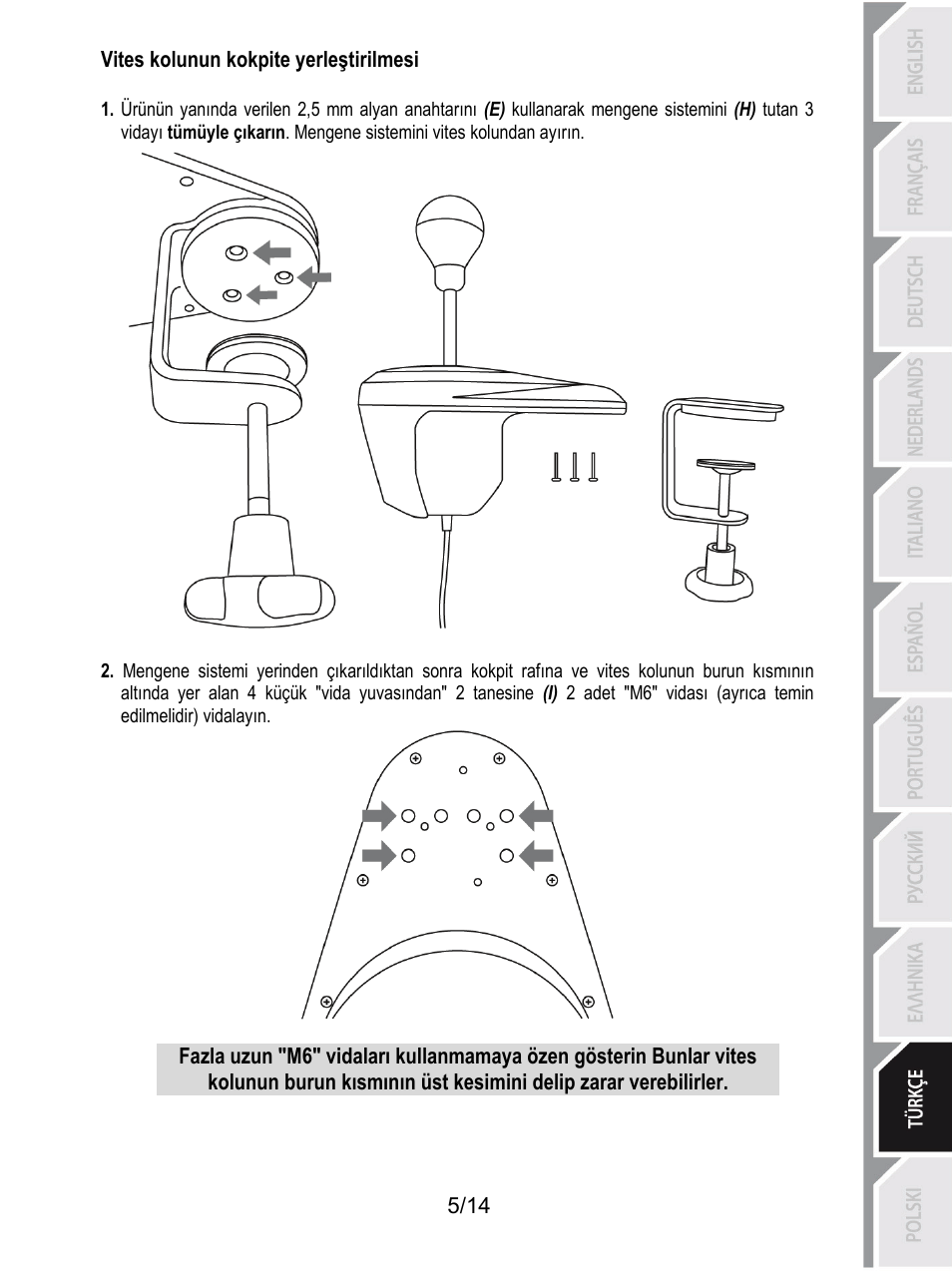 Thrustmaster TH8 RS Shifter User Manual | Page 132 / 170