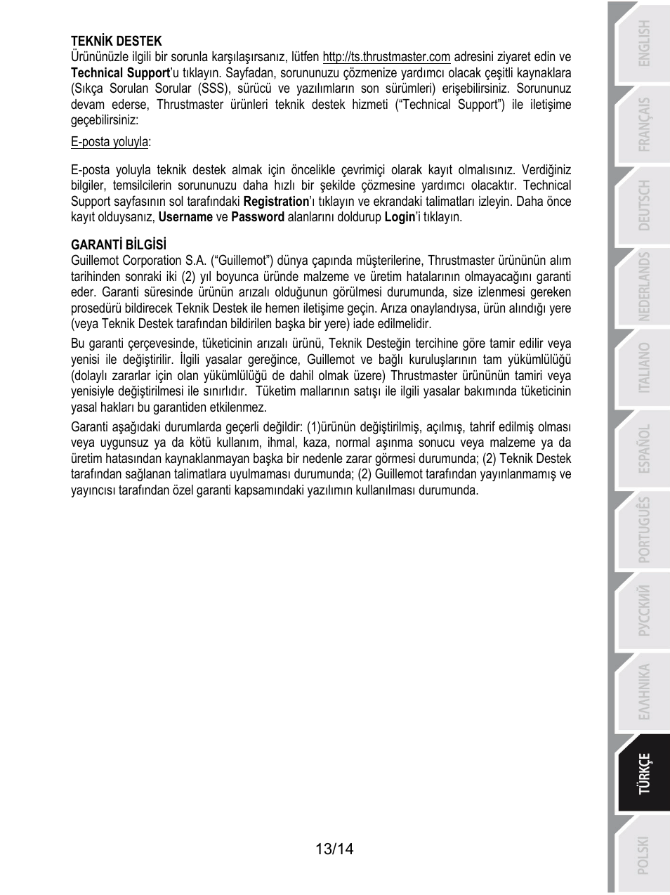 Thrustmaster TH8 RS Shifter User Manual | Page 140 / 170