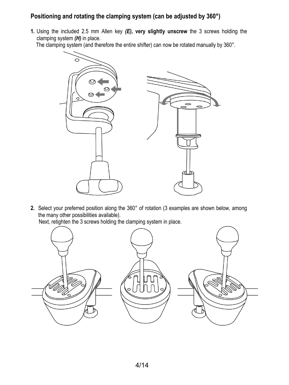 Thrustmaster TH8 RS Shifter User Manual | Page 5 / 170