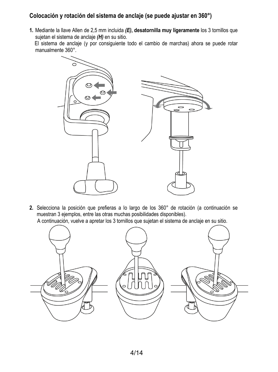 Thrustmaster TH8 RS Shifter User Manual | Page 75 / 170