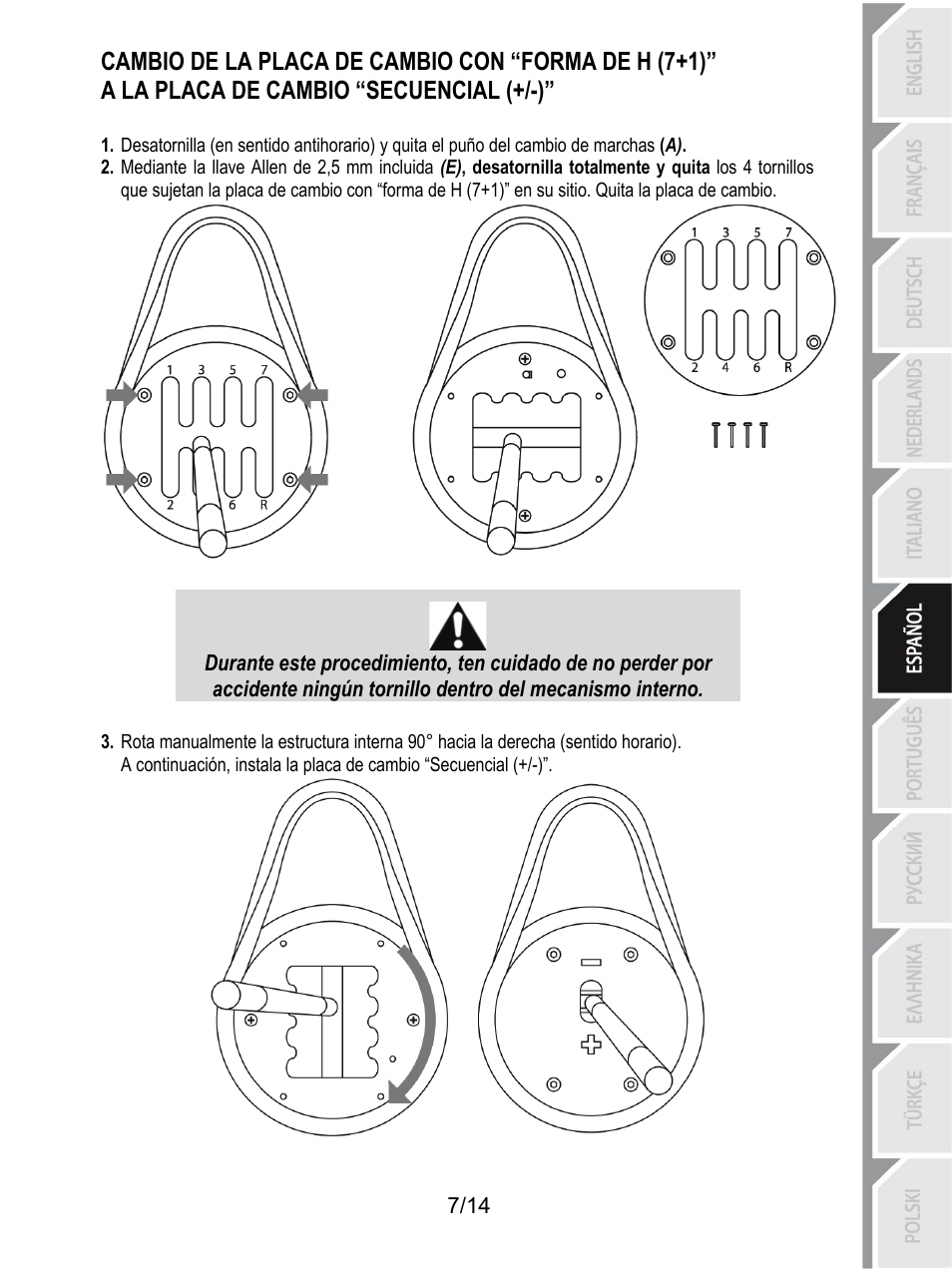 Thrustmaster TH8 RS Shifter User Manual | Page 78 / 170