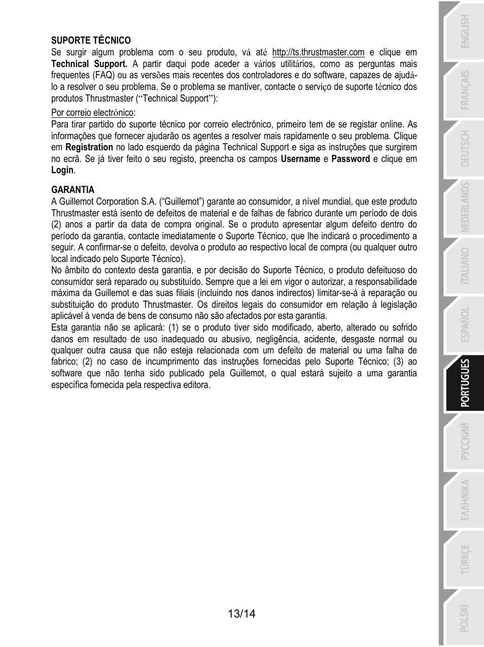 Thrustmaster TH8 RS Shifter User Manual | Page 98 / 170
