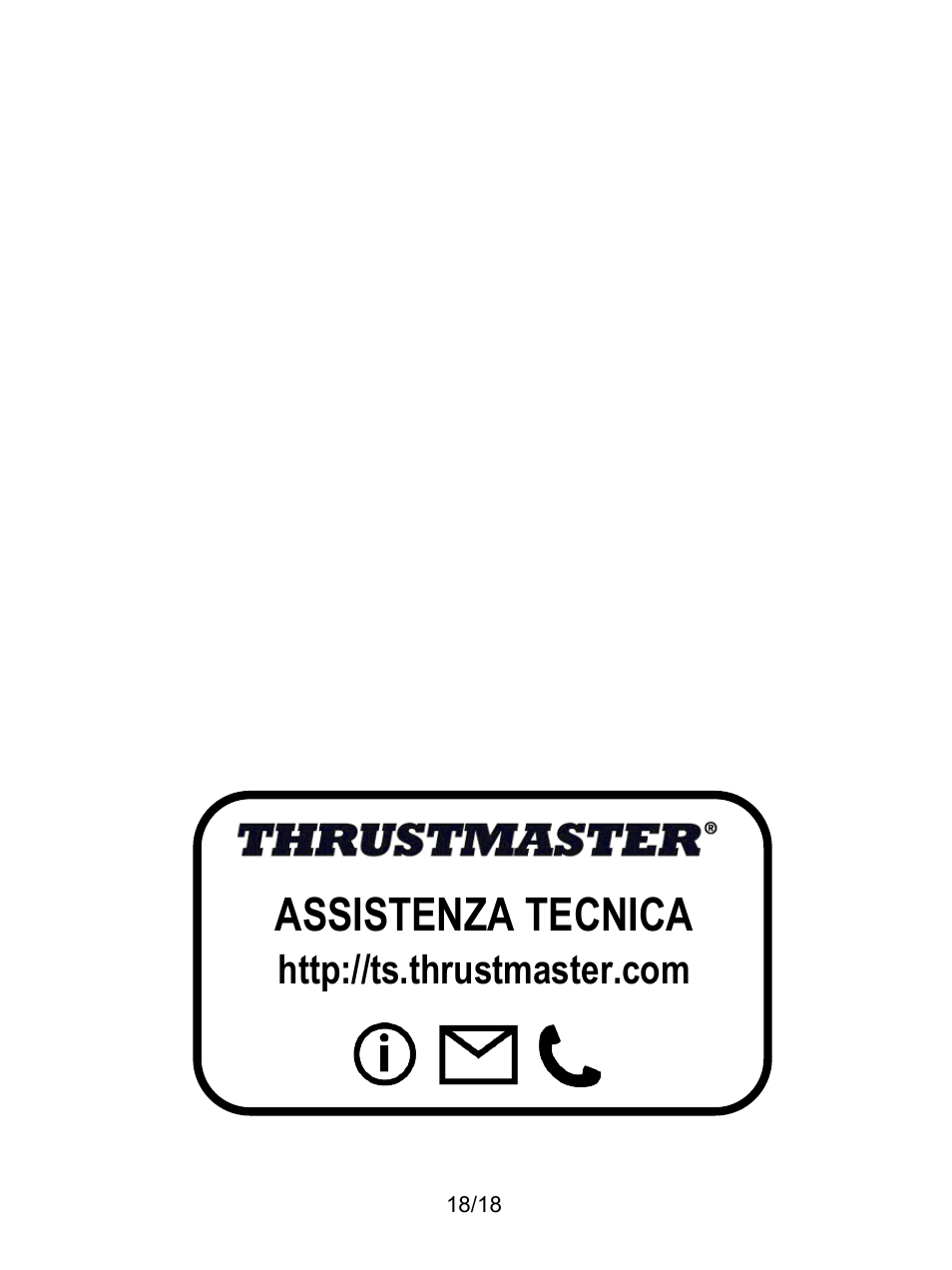 Assistenza tecnica | Thrustmaster TH8A Shifter User Manual | Page 91 / 217