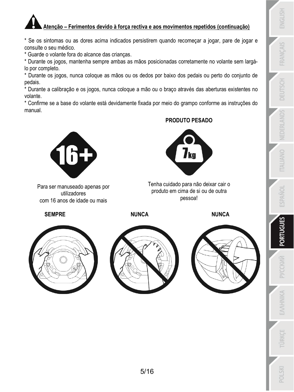 Thrustmaster TX Racing Wheel User Manual | Page 102 / 209