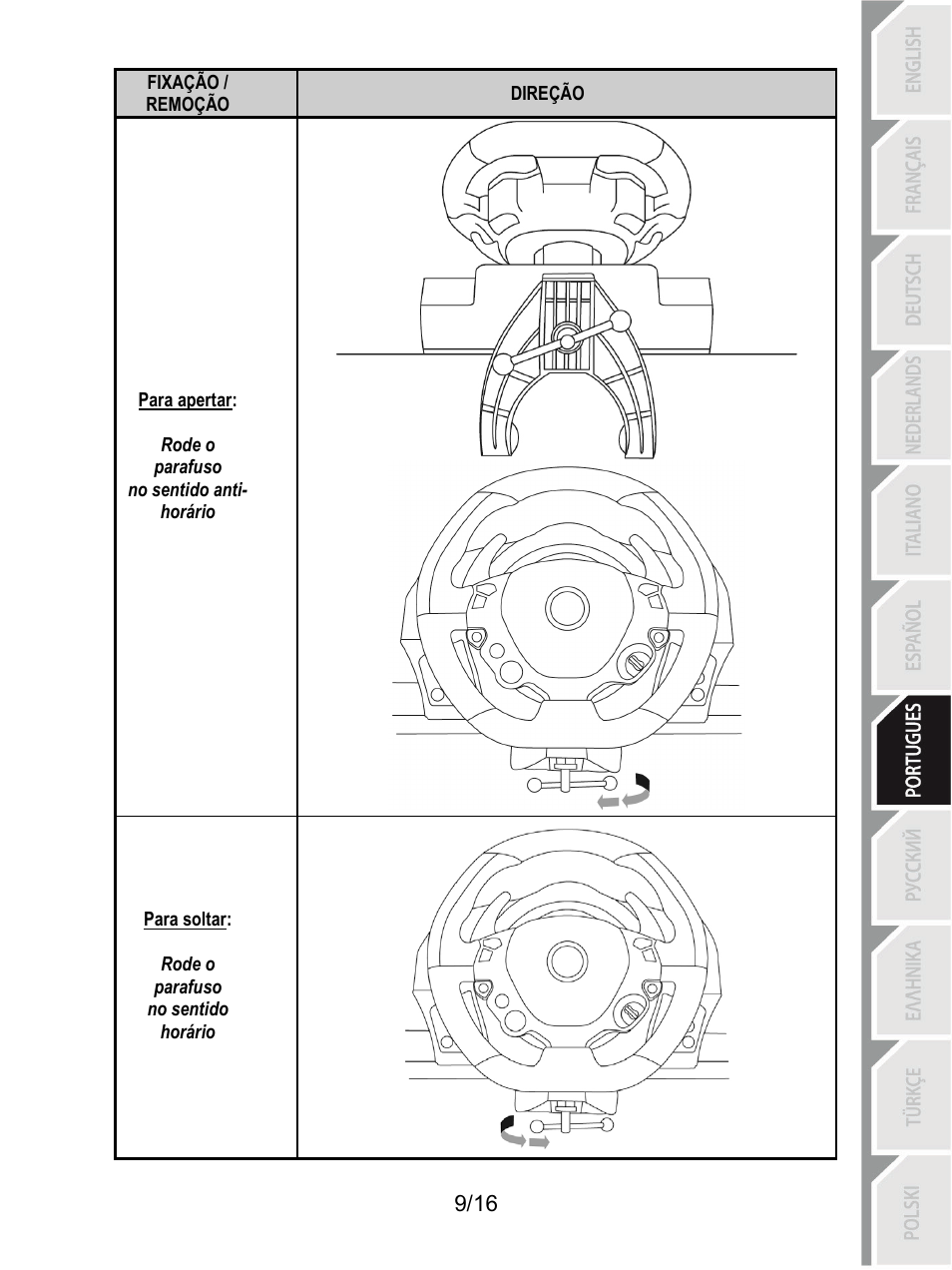 Thrustmaster TX Racing Wheel User Manual | Page 106 / 209