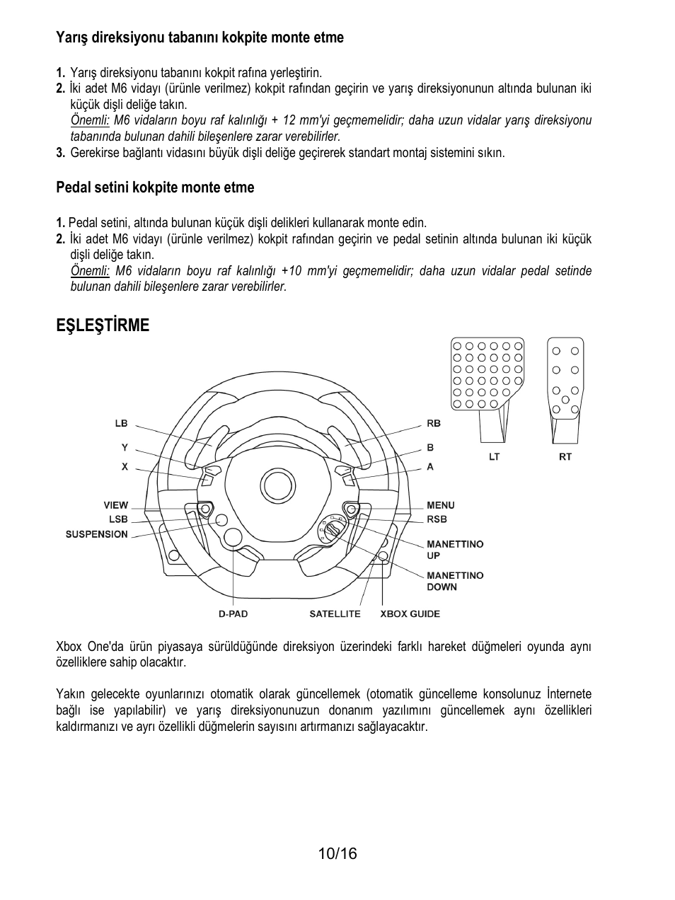 Eşleştirme | Thrustmaster TX Racing Wheel User Manual | Page 155 / 209