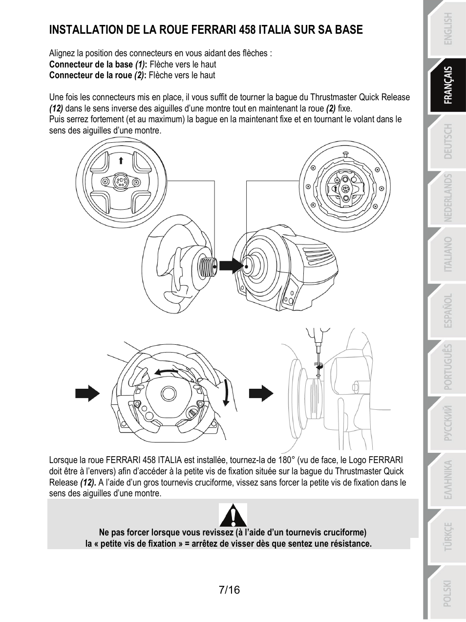 Thrustmaster TX Racing Wheel User Manual | Page 24 / 209