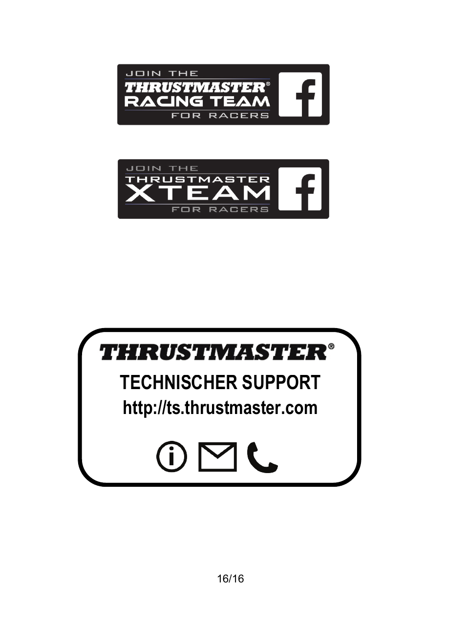 Technischer support | Thrustmaster TX Racing Wheel User Manual | Page 49 / 209