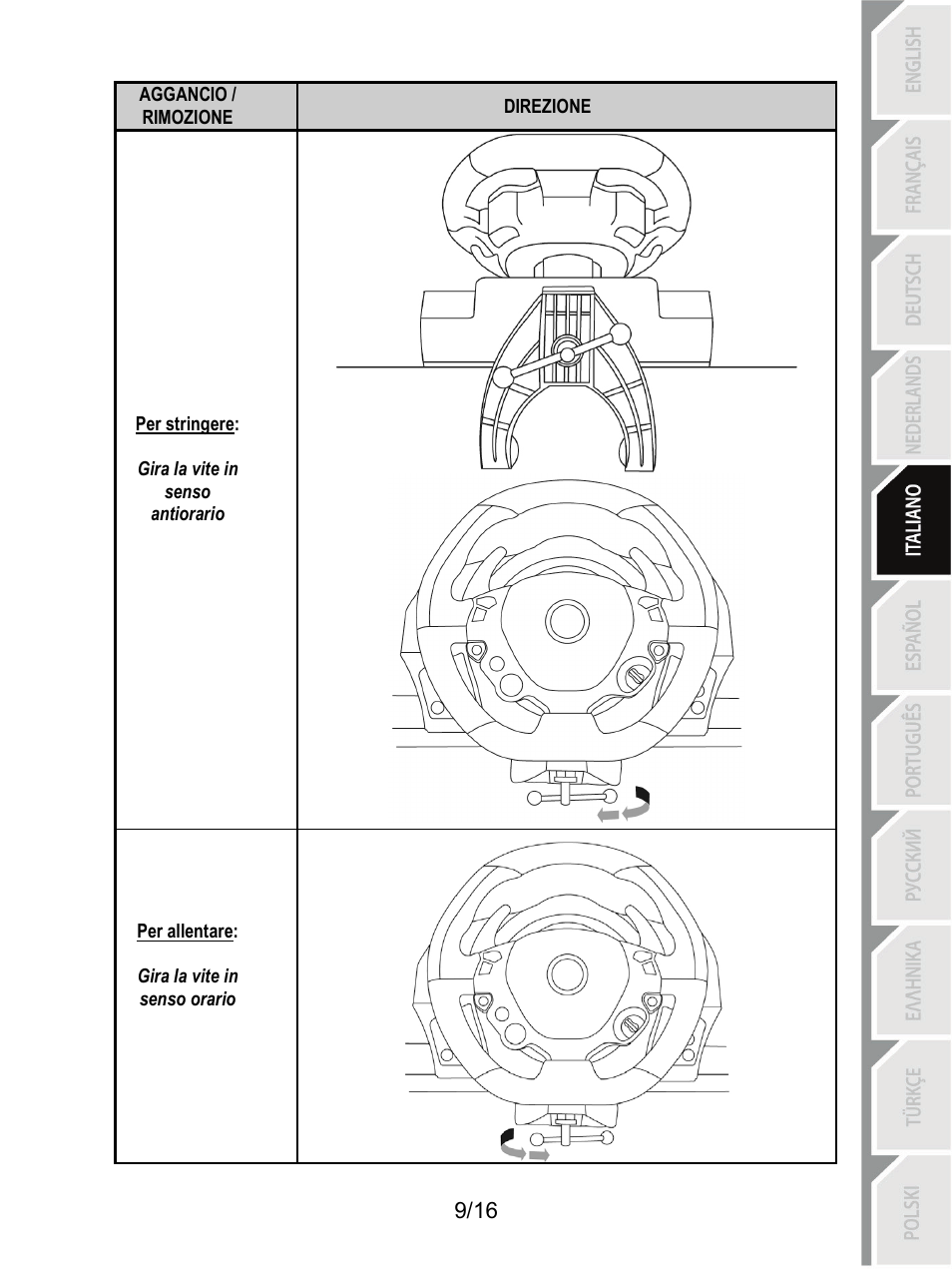 Thrustmaster TX Racing Wheel User Manual | Page 74 / 209