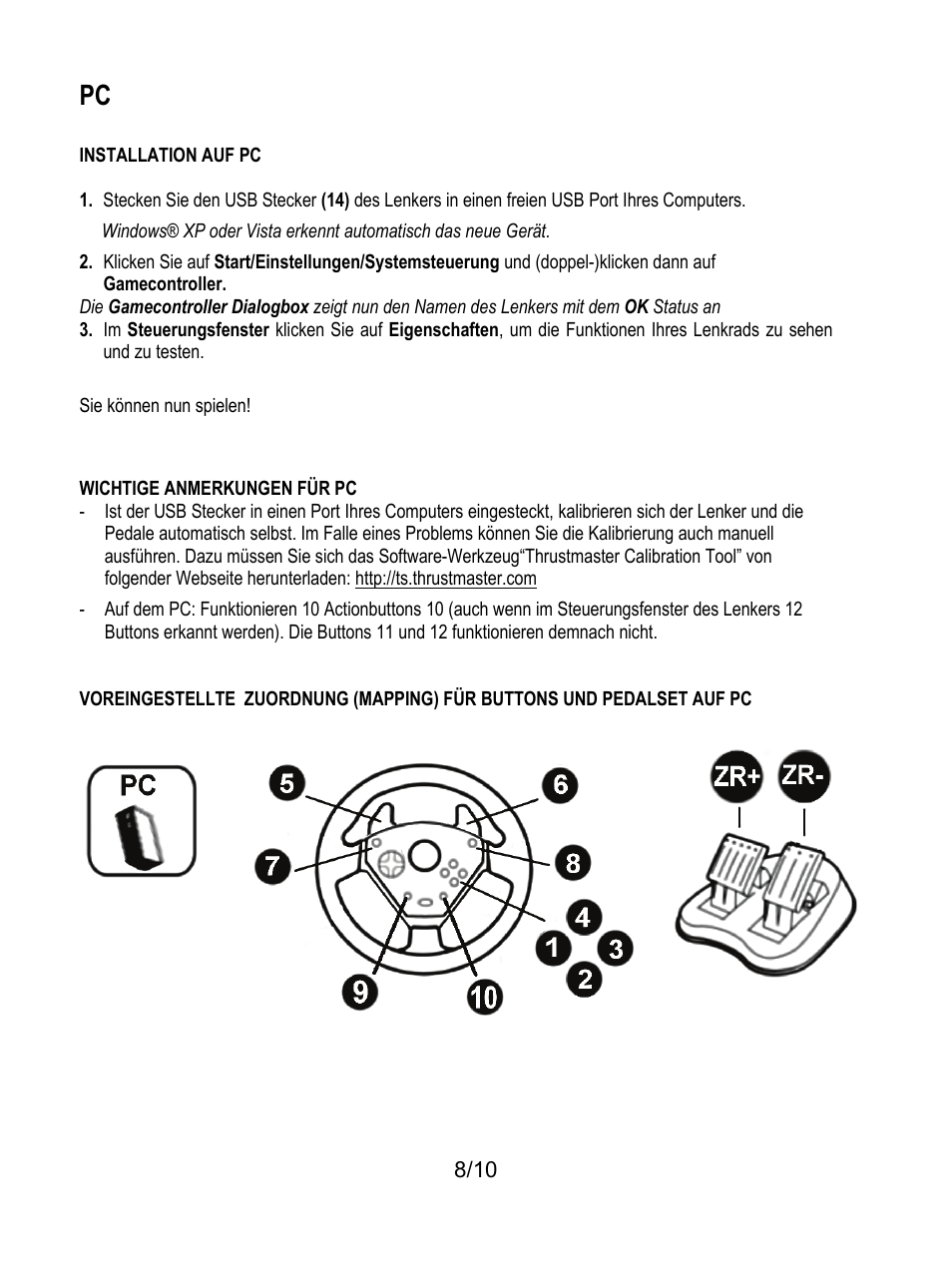 Thrustmaster Universal Challenge 5-in-1 User Manual | Page 29 / 82