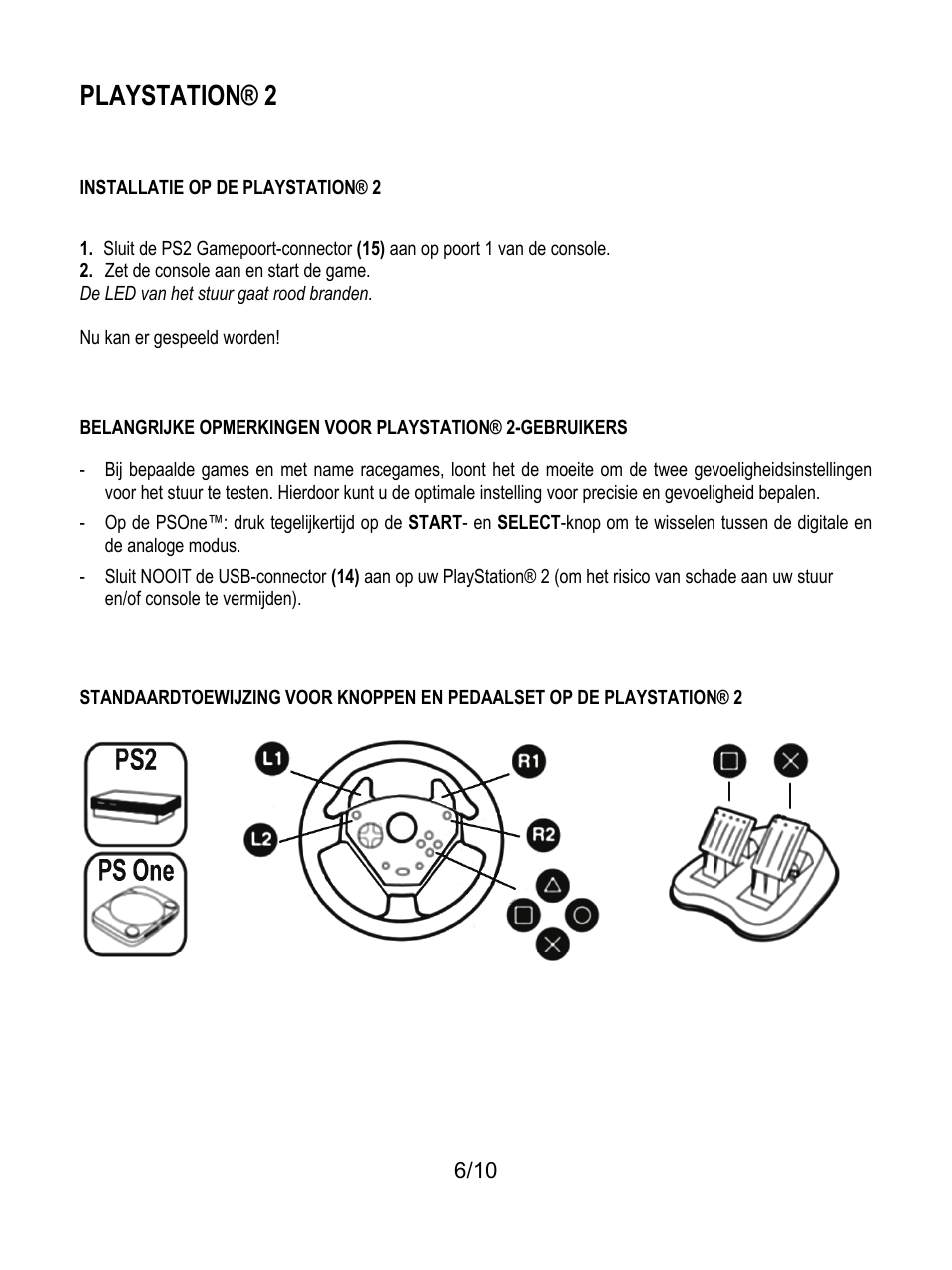 Playstation® 2 | Thrustmaster Universal Challenge 5-in-1 User Manual | Page 37 / 82