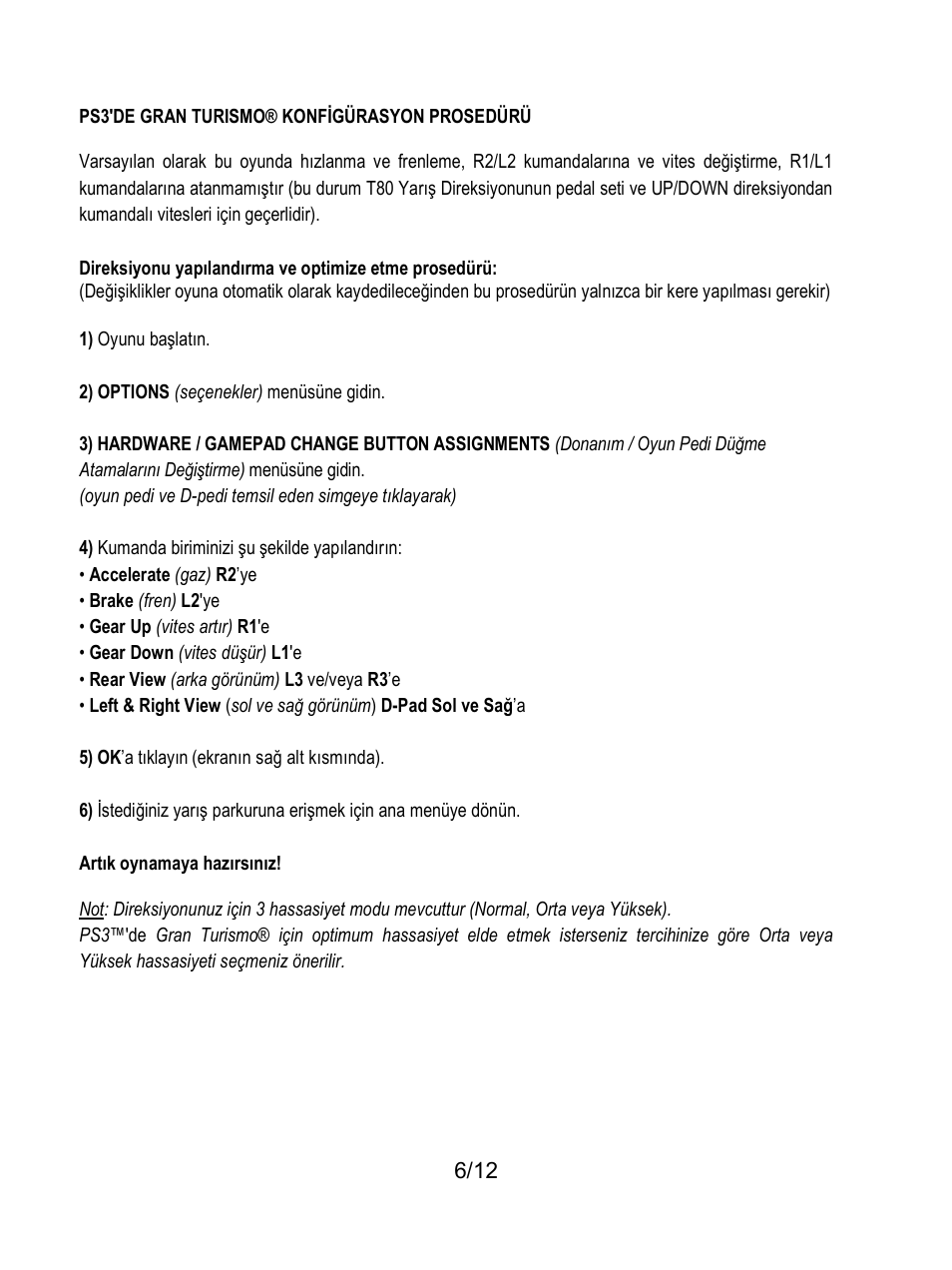 Thrustmaster T80 Racing Wheel User Manual | Page 115 / 269