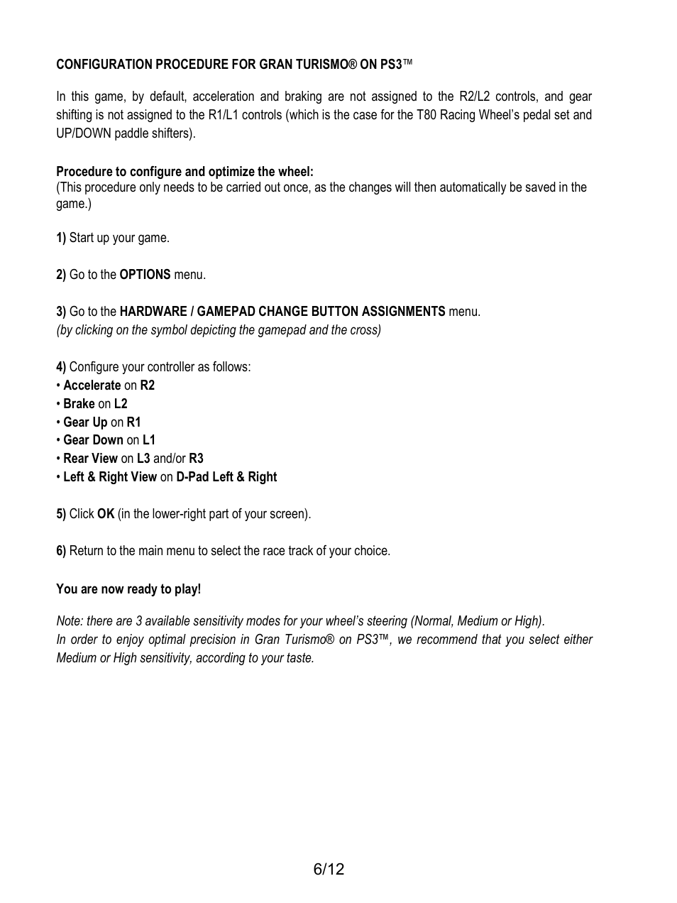 Thrustmaster T80 Racing Wheel User Manual | Page 151 / 269