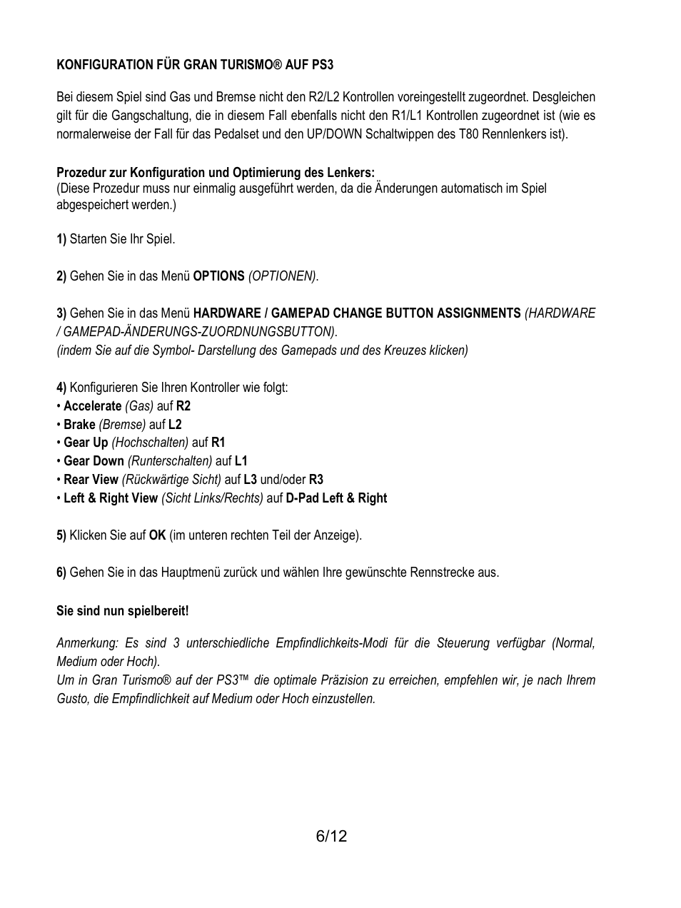 Thrustmaster T80 Racing Wheel User Manual | Page 31 / 269