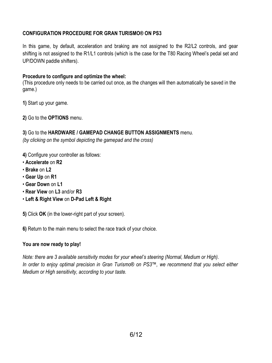 Thrustmaster T80 Racing Wheel User Manual | Page 7 / 269