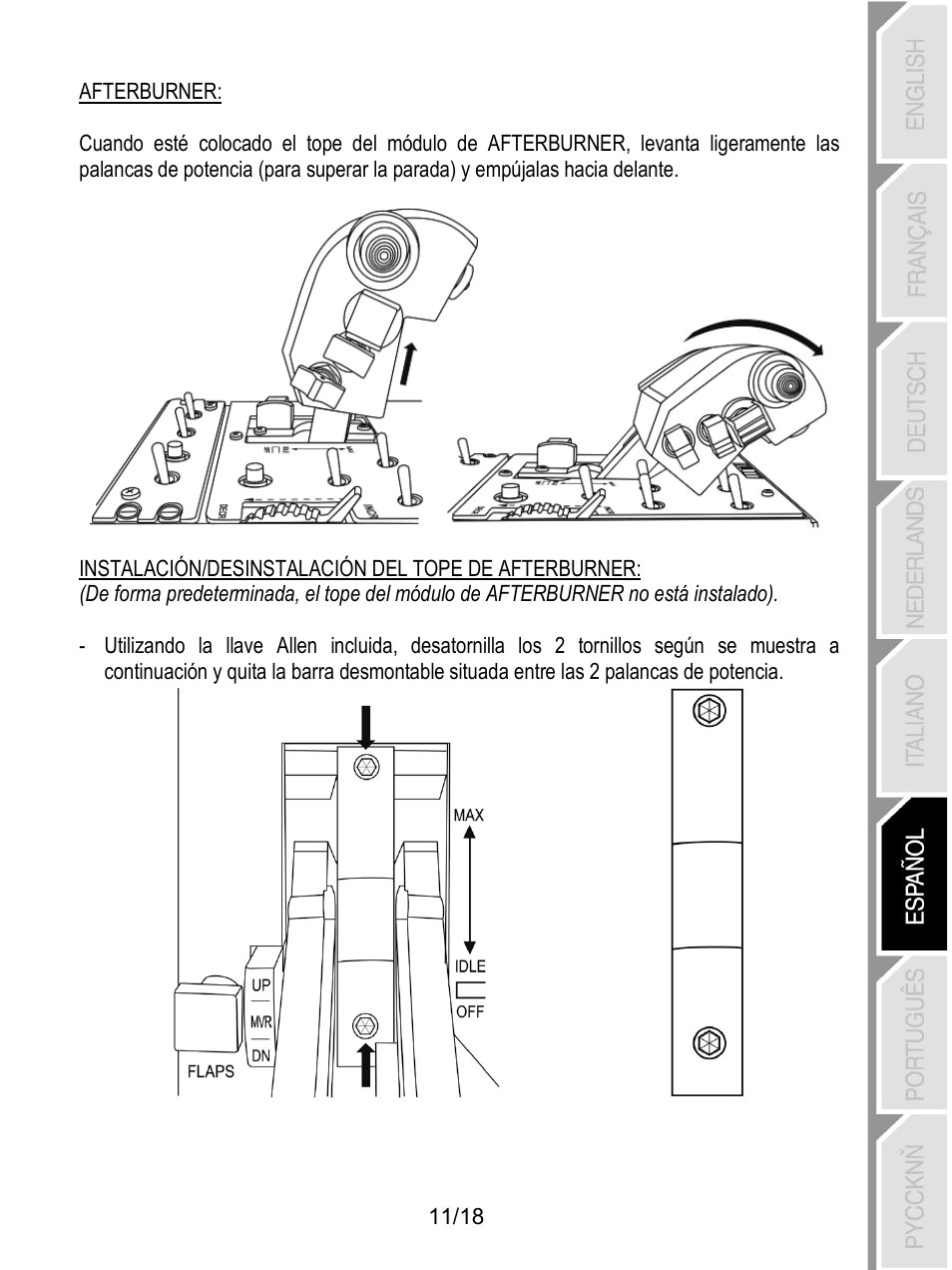 Thrustmaster HOTAS Warthog User Manual | Page 102 / 145