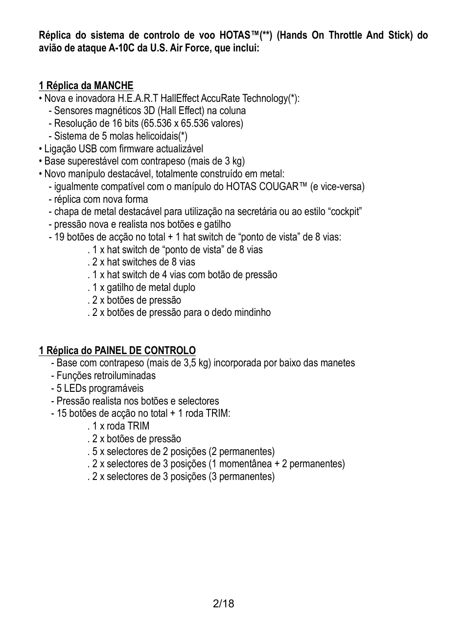 Thrustmaster HOTAS Warthog User Manual | Page 111 / 145