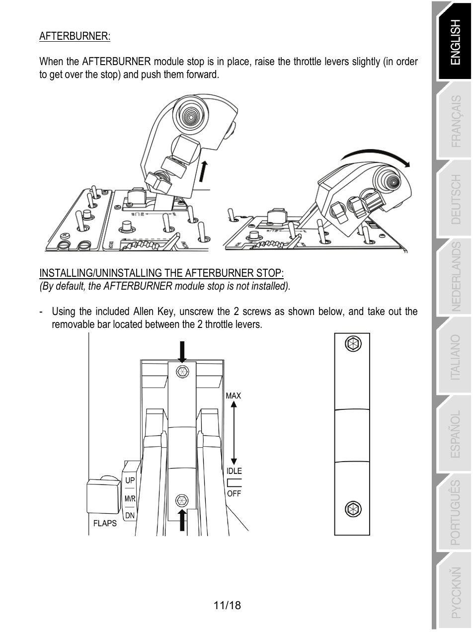 Thrustmaster HOTAS Warthog User Manual | Page 12 / 145