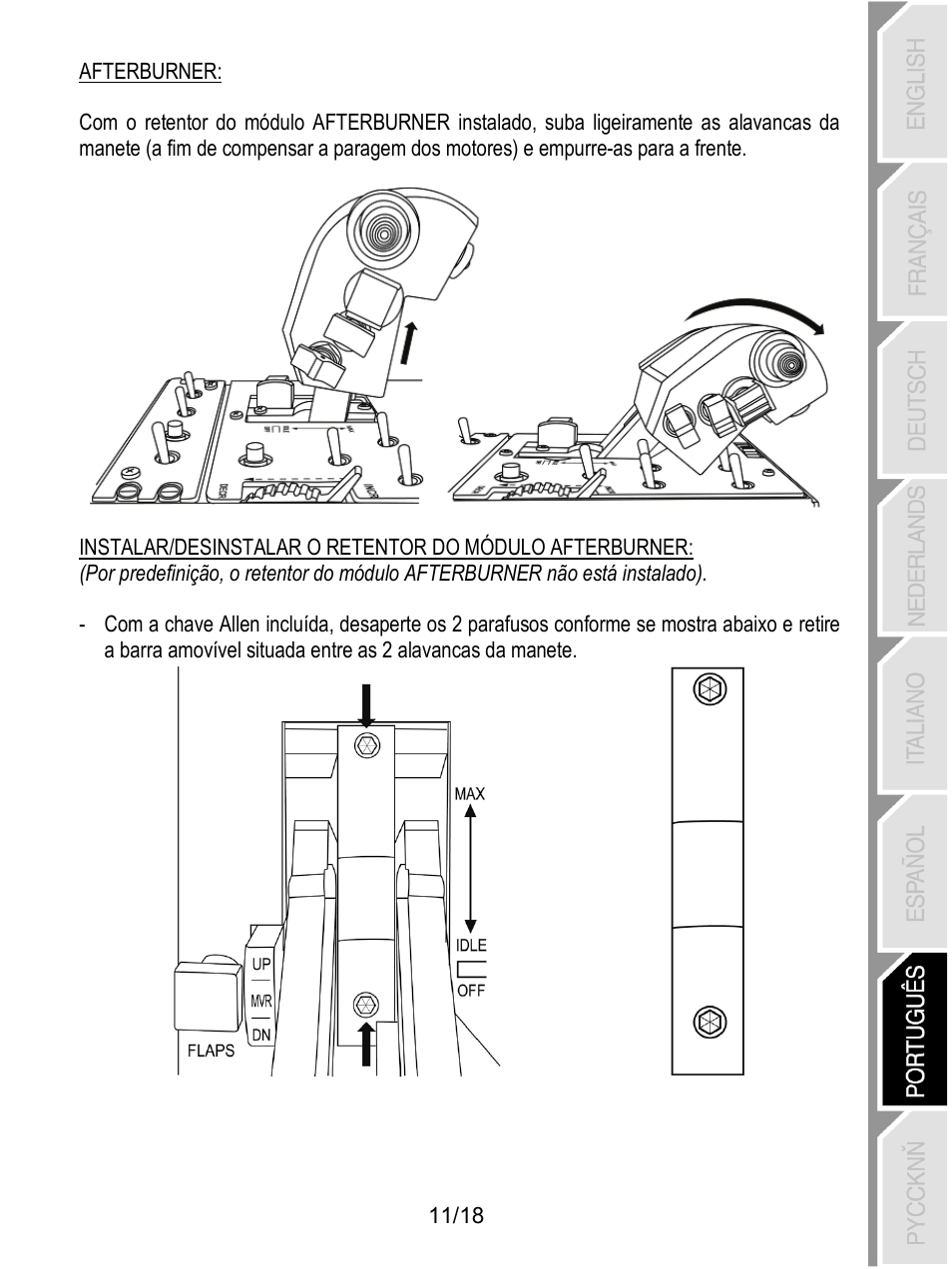 Thrustmaster HOTAS Warthog User Manual | Page 120 / 145