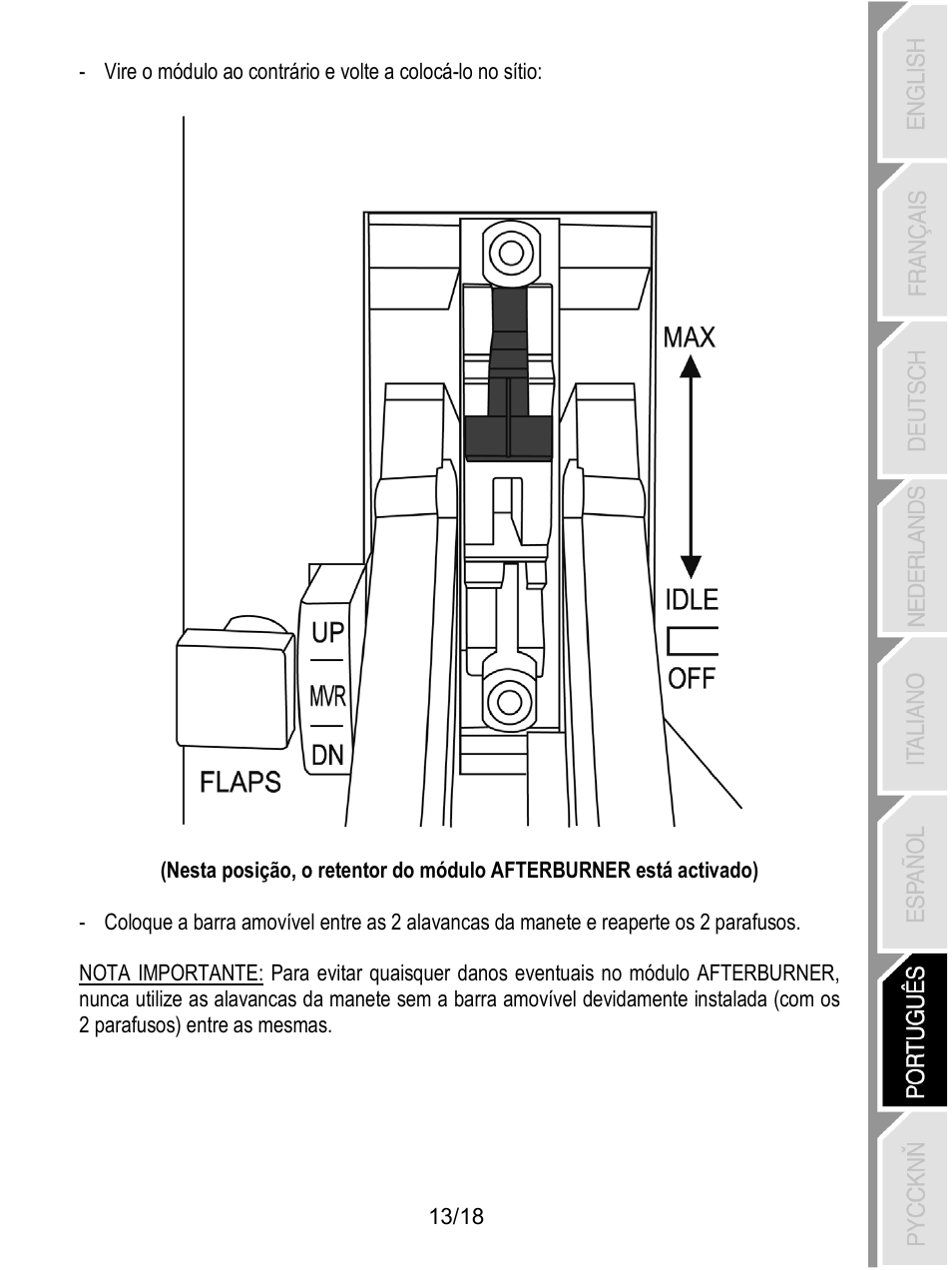 Thrustmaster HOTAS Warthog User Manual | Page 122 / 145