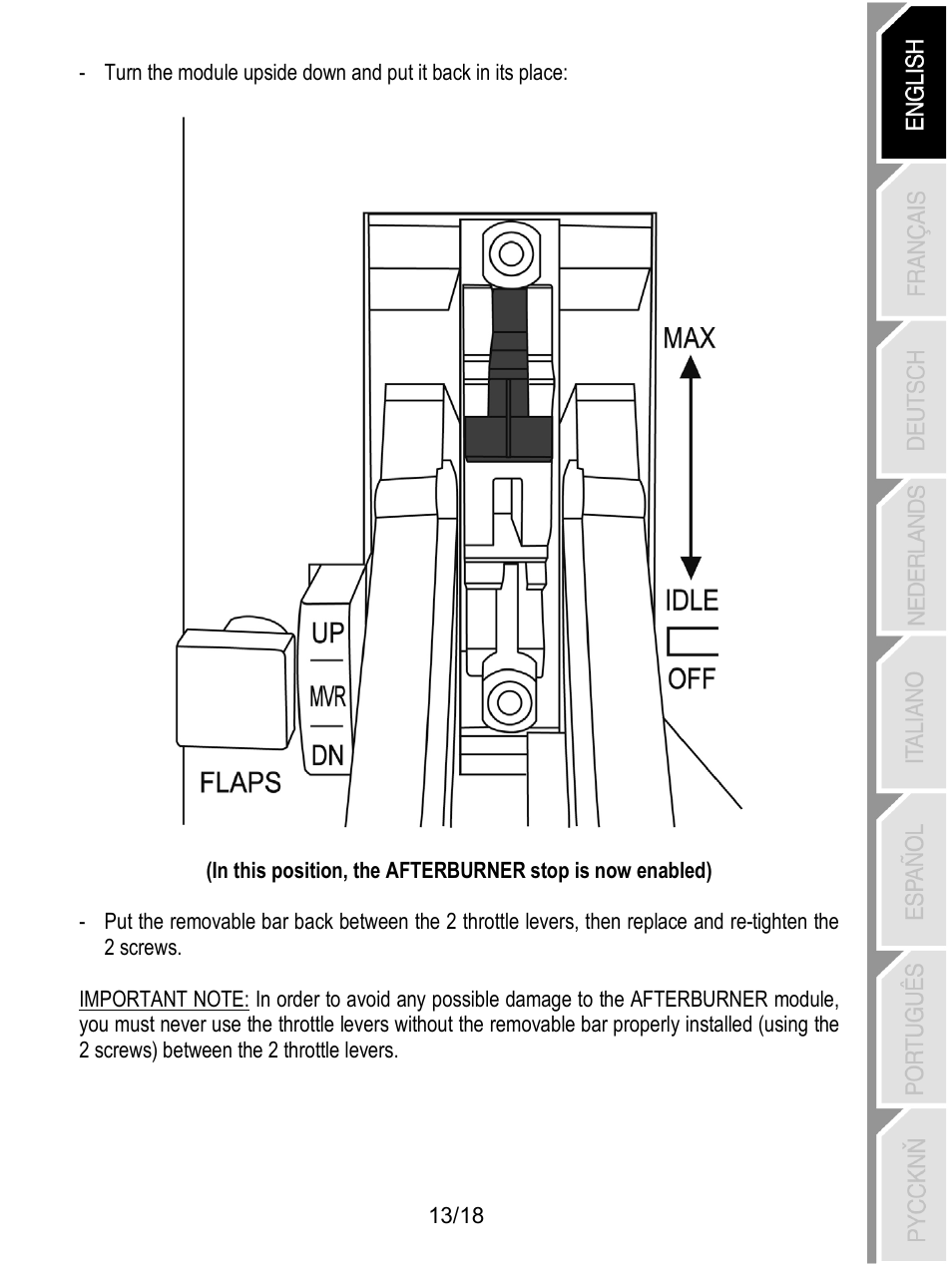 Thrustmaster HOTAS Warthog User Manual | Page 14 / 145