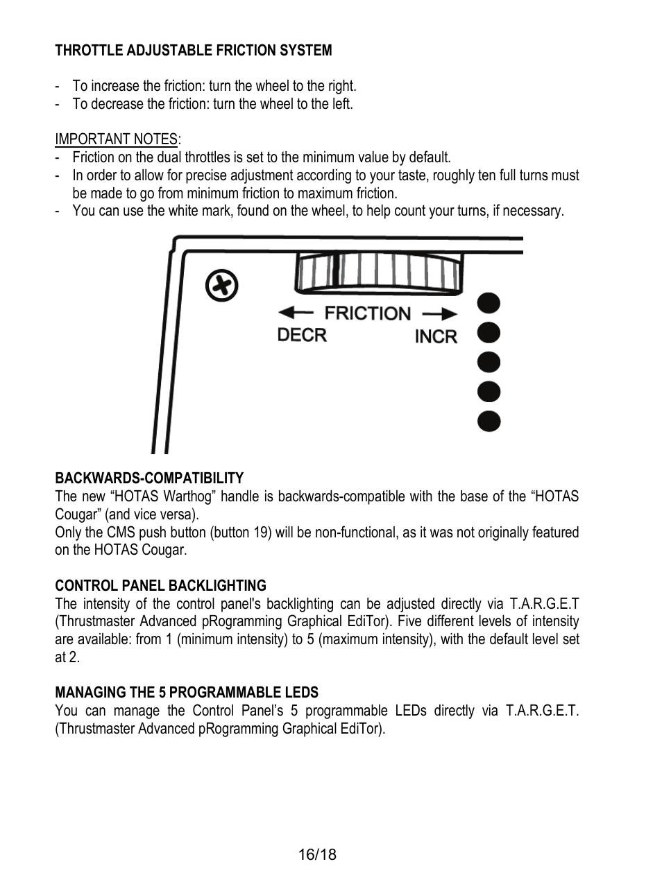 Thrustmaster HOTAS Warthog User Manual | Page 17 / 145