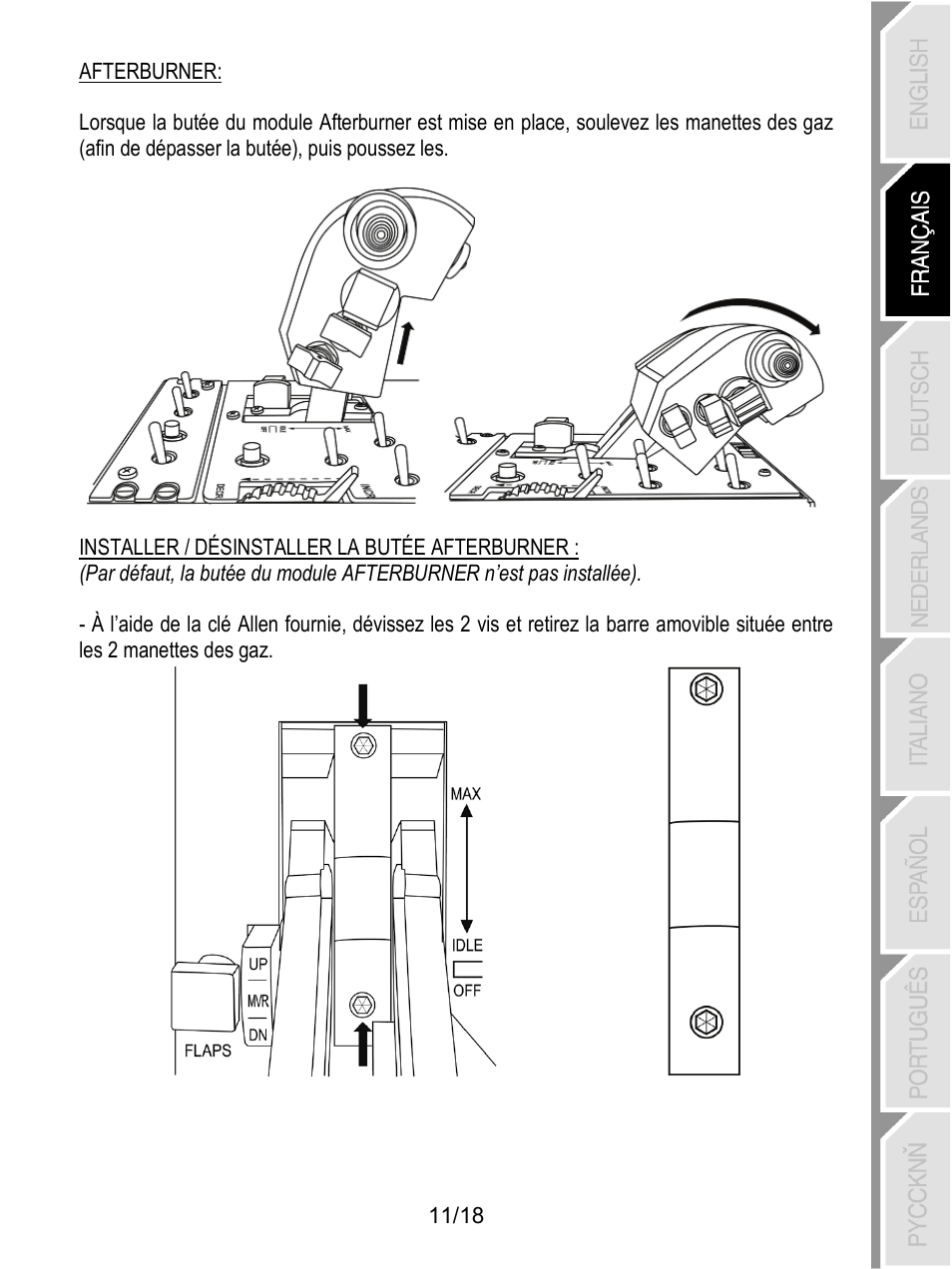 Thrustmaster HOTAS Warthog User Manual | Page 30 / 145