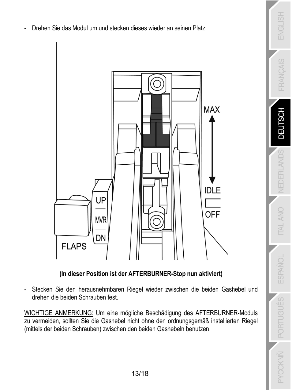 Thrustmaster HOTAS Warthog User Manual | Page 50 / 145