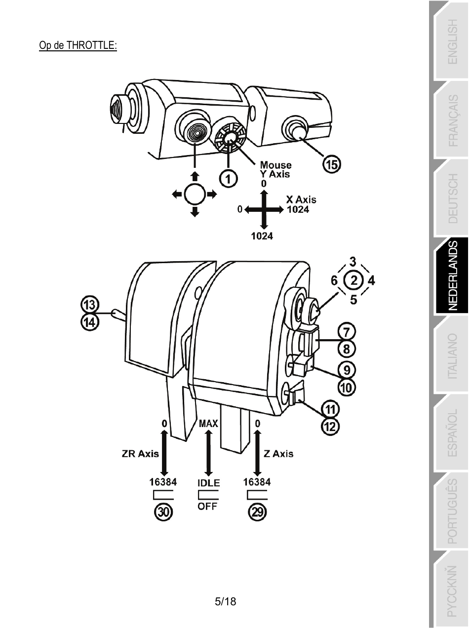Thrustmaster HOTAS Warthog User Manual | Page 60 / 145