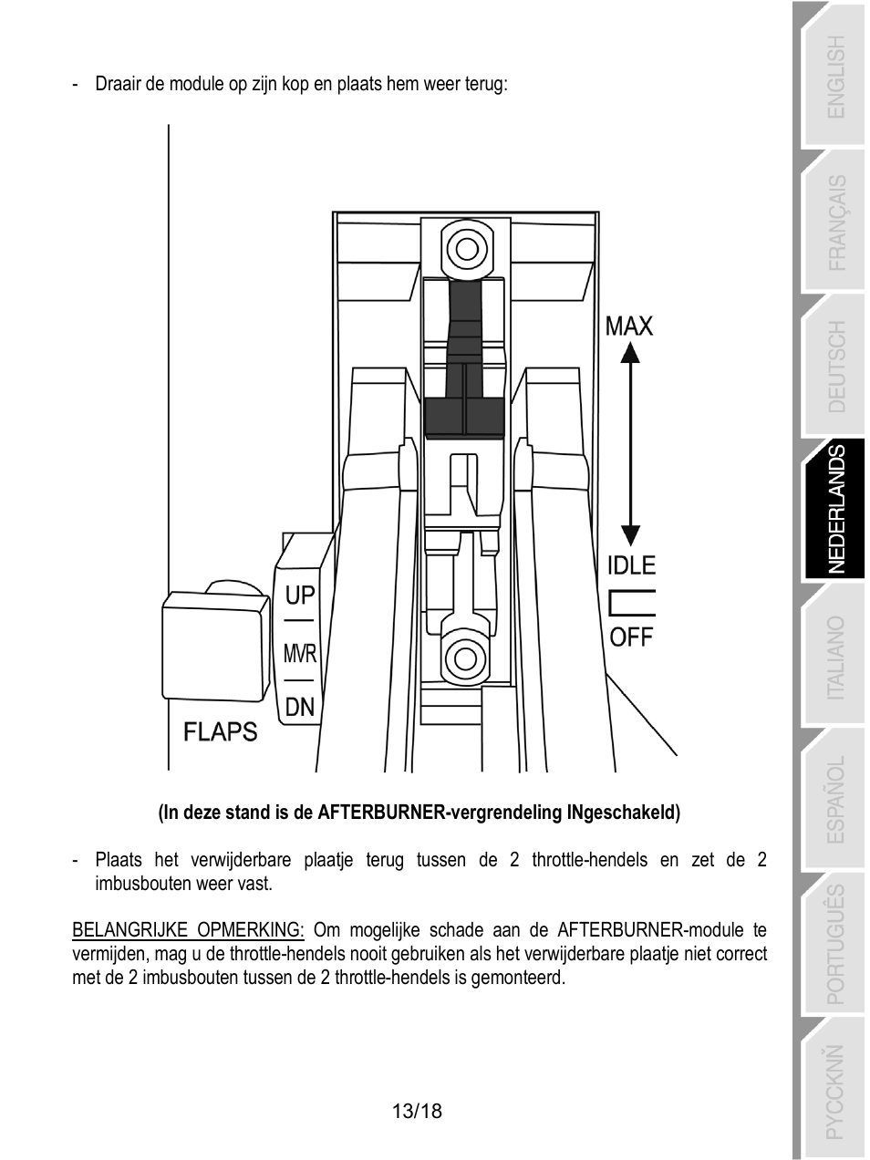 Thrustmaster HOTAS Warthog User Manual | Page 68 / 145