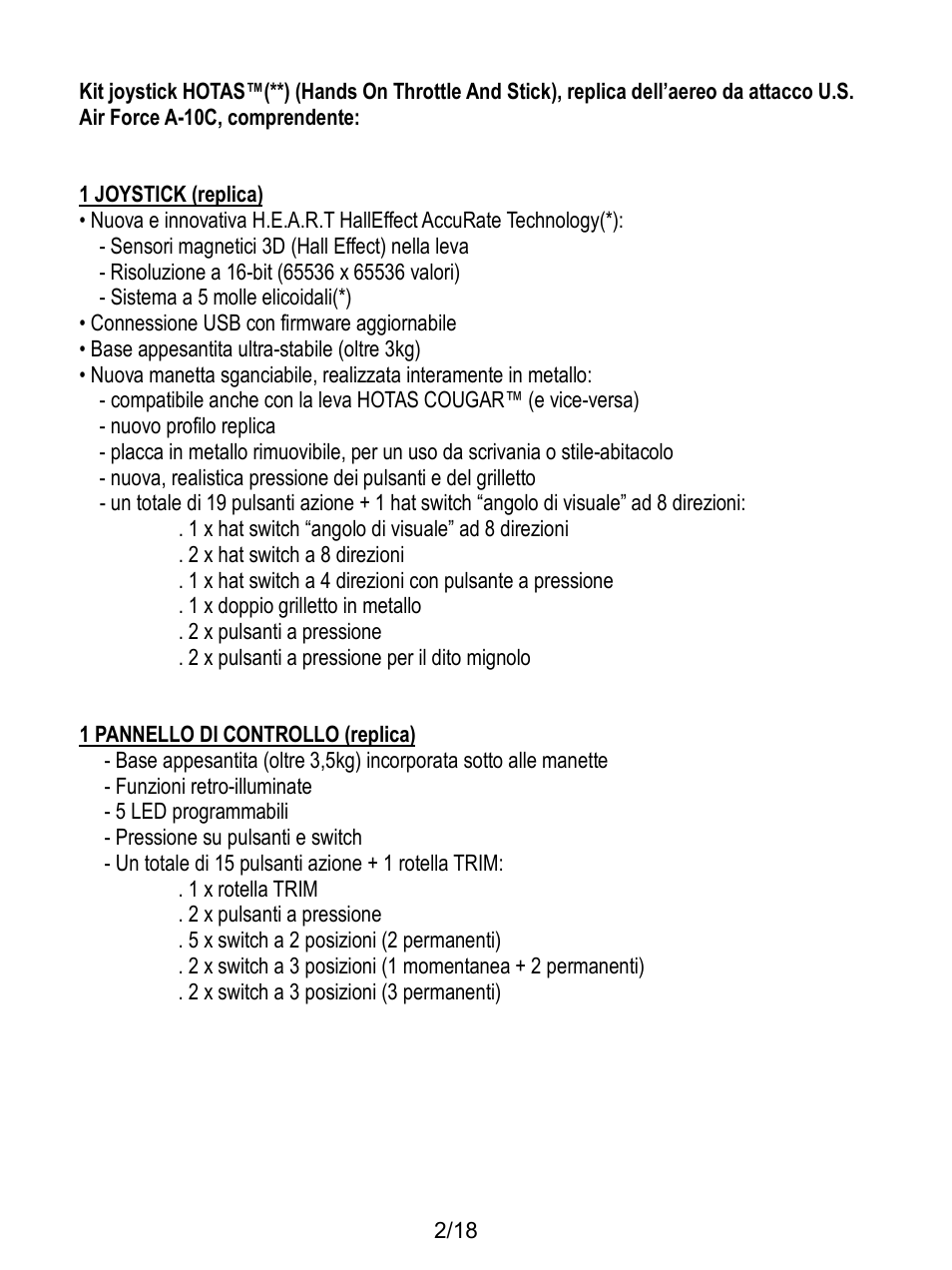 Thrustmaster HOTAS Warthog User Manual | Page 75 / 145