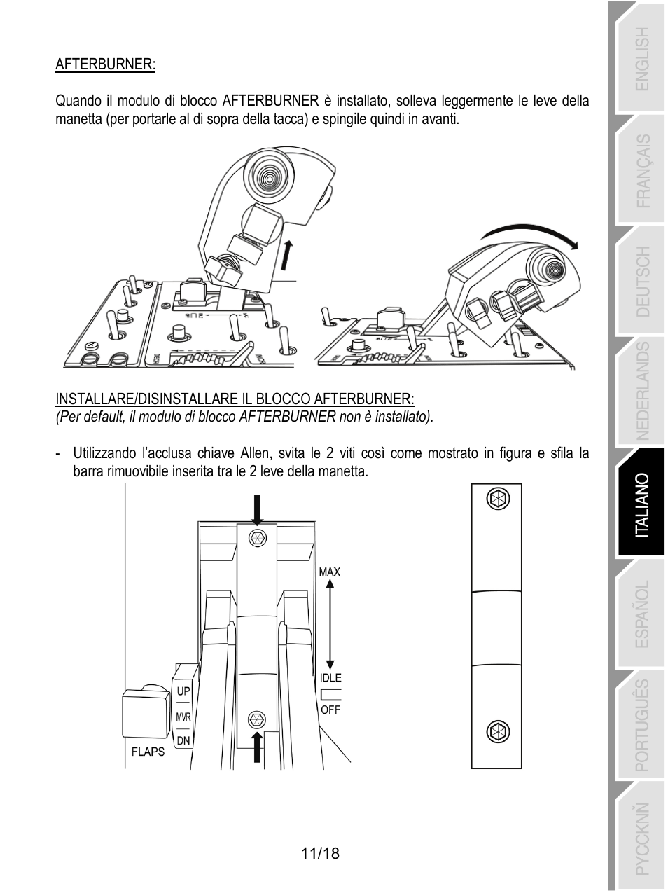 Thrustmaster HOTAS Warthog User Manual | Page 84 / 145