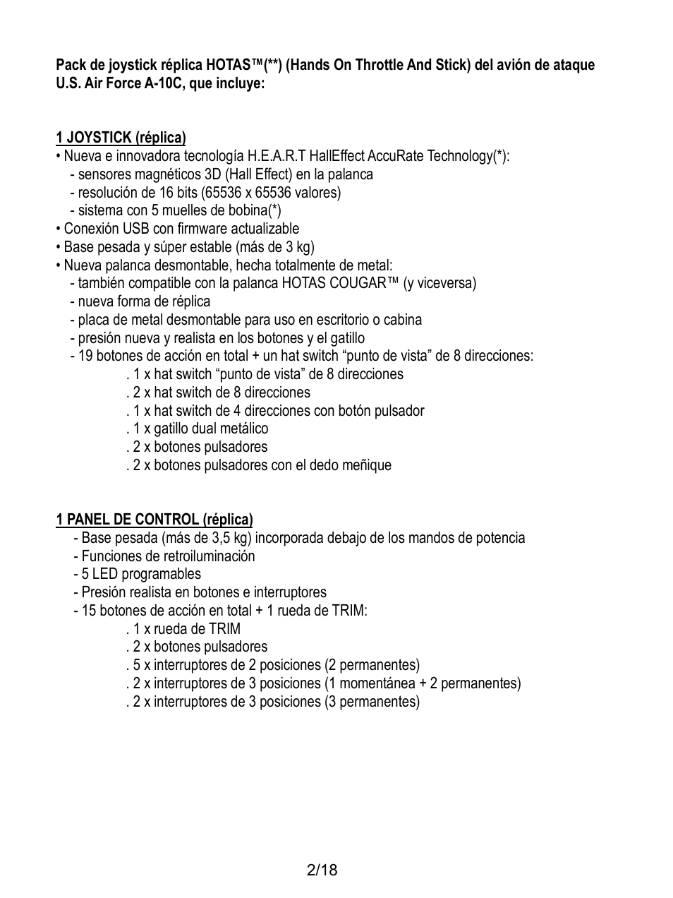 Thrustmaster HOTAS Warthog User Manual | Page 93 / 145