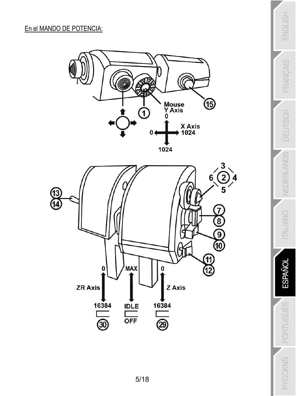 Thrustmaster HOTAS Warthog User Manual | Page 96 / 145