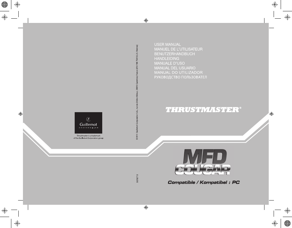 Thrustmaster MFD COUGAR Pack User Manual | 145 pages
