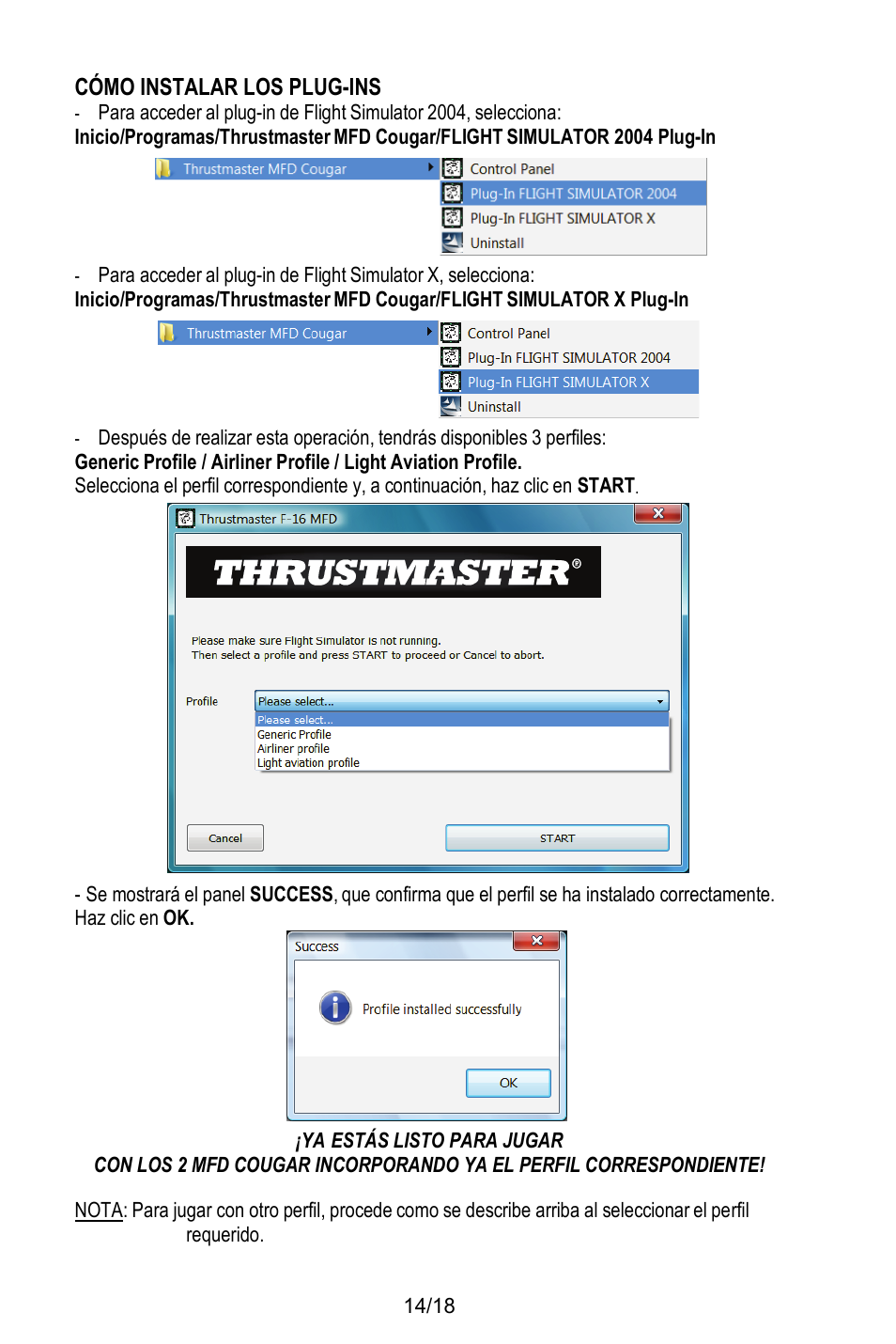 Thrustmaster MFD COUGAR Pack User Manual | Page 105 / 145