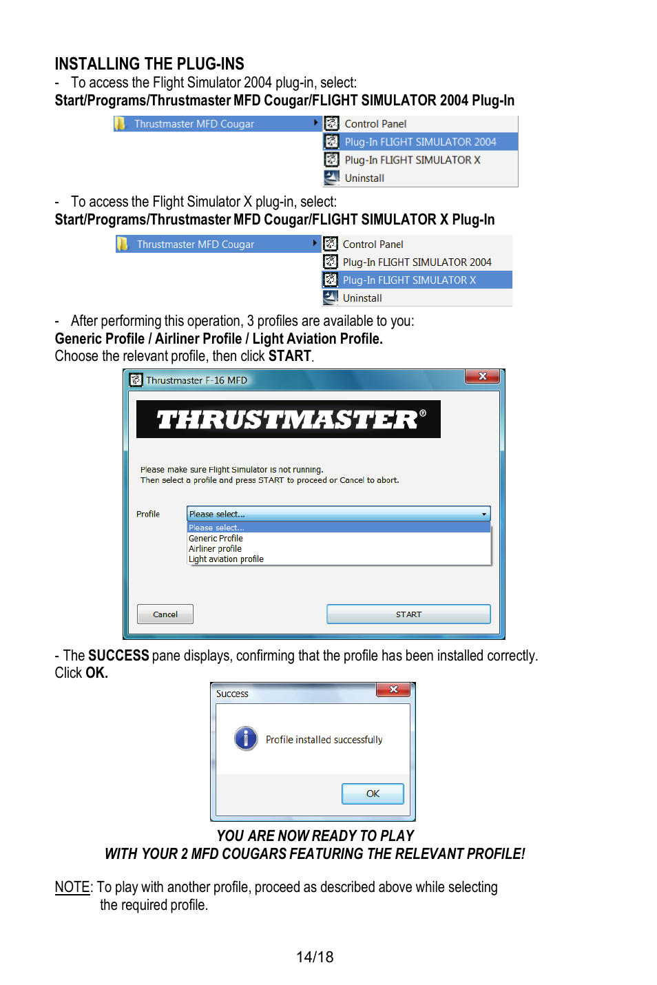 Thrustmaster MFD COUGAR Pack User Manual | Page 15 / 145