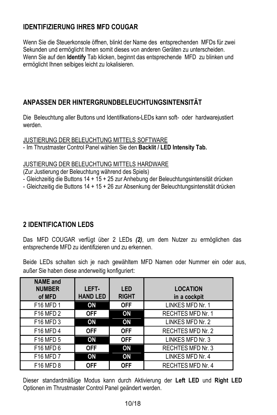 Thrustmaster MFD COUGAR Pack User Manual | Page 47 / 145
