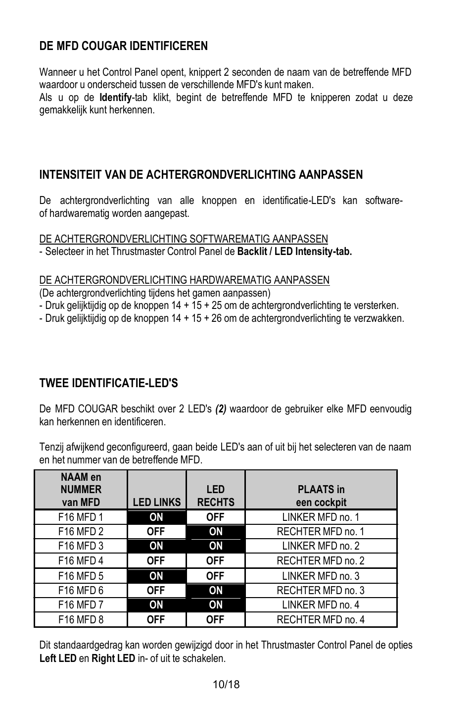 Thrustmaster MFD COUGAR Pack User Manual | Page 65 / 145