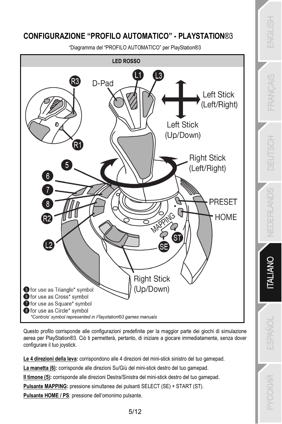 Thrustmaster T.Flight Stick X User Manual | Page 54 / 85