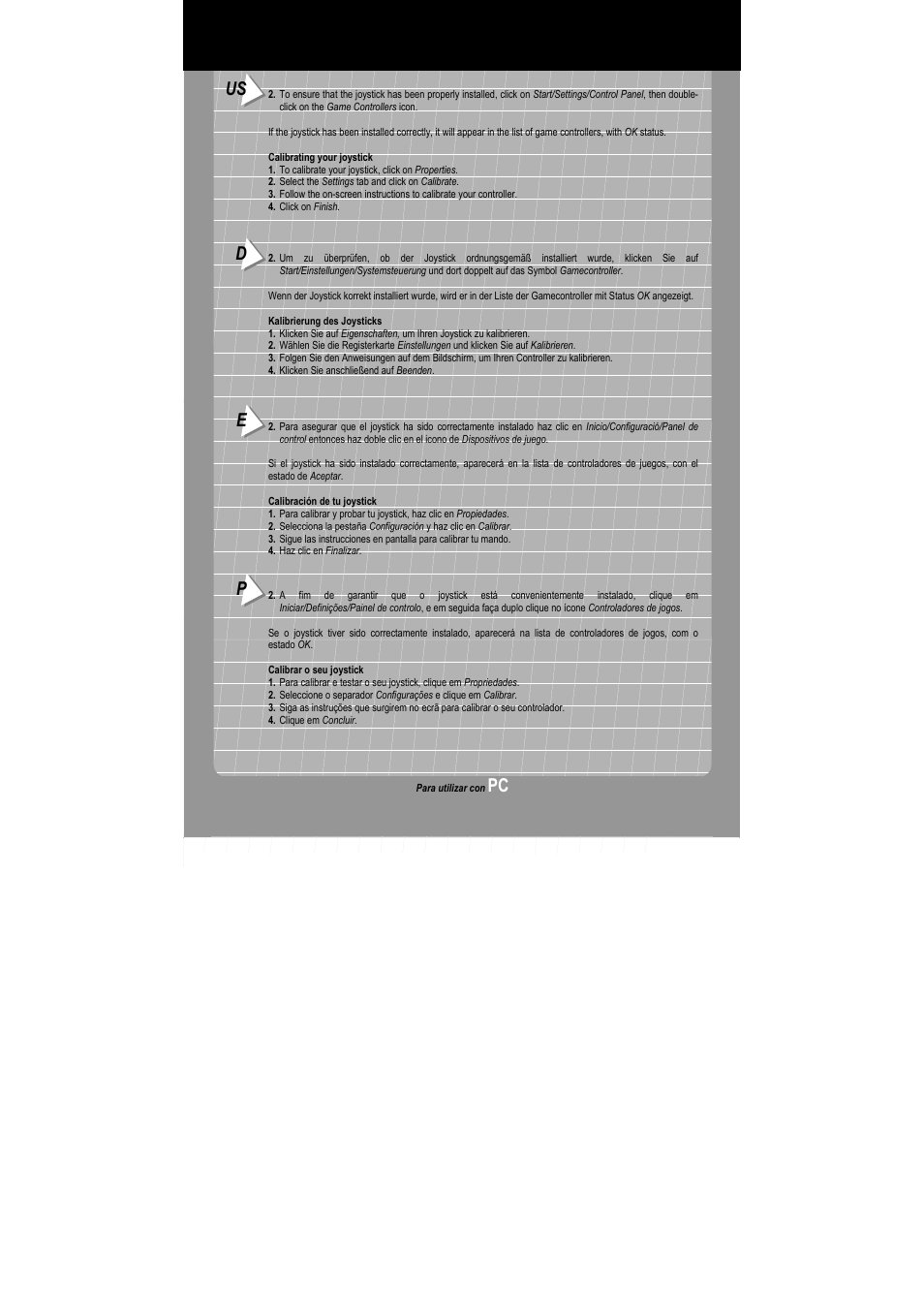 Thrustmaster USB Joystick User Manual | Page 3 / 4