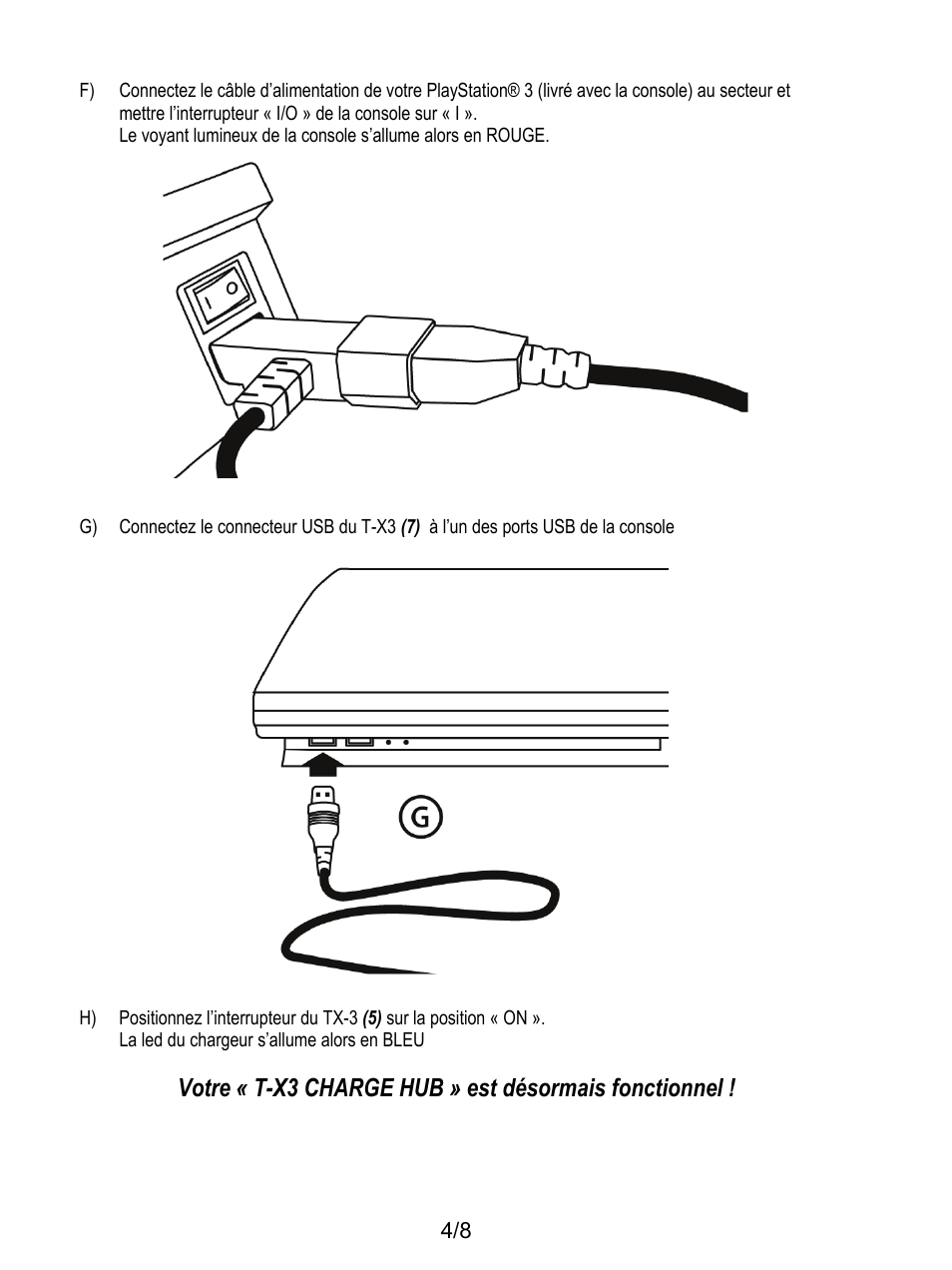 Thrustmaster T-X3 Charge Hub User Manual | Page 13 / 57