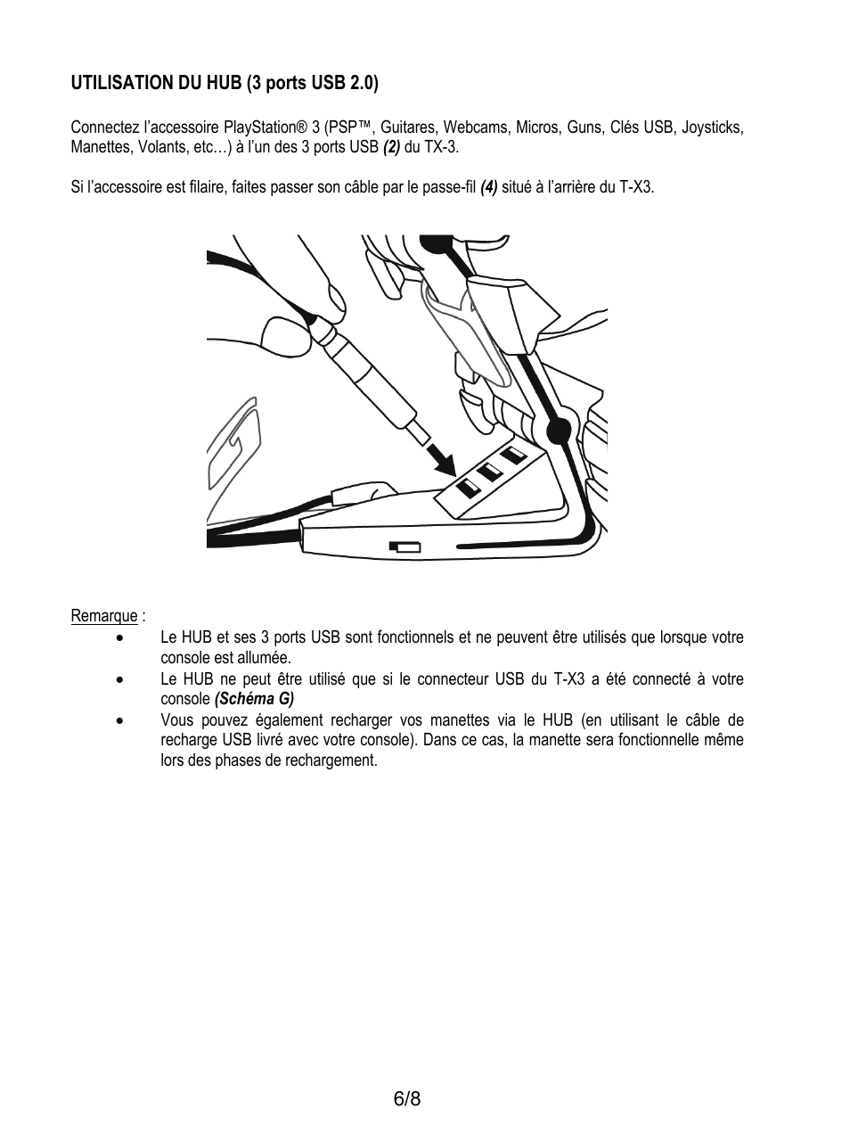 Thrustmaster T-X3 Charge Hub User Manual | Page 15 / 57
