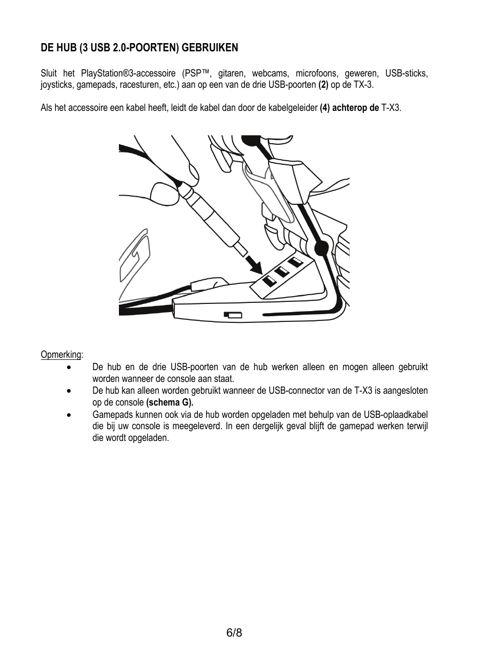 Thrustmaster T-X3 Charge Hub User Manual | Page 31 / 57