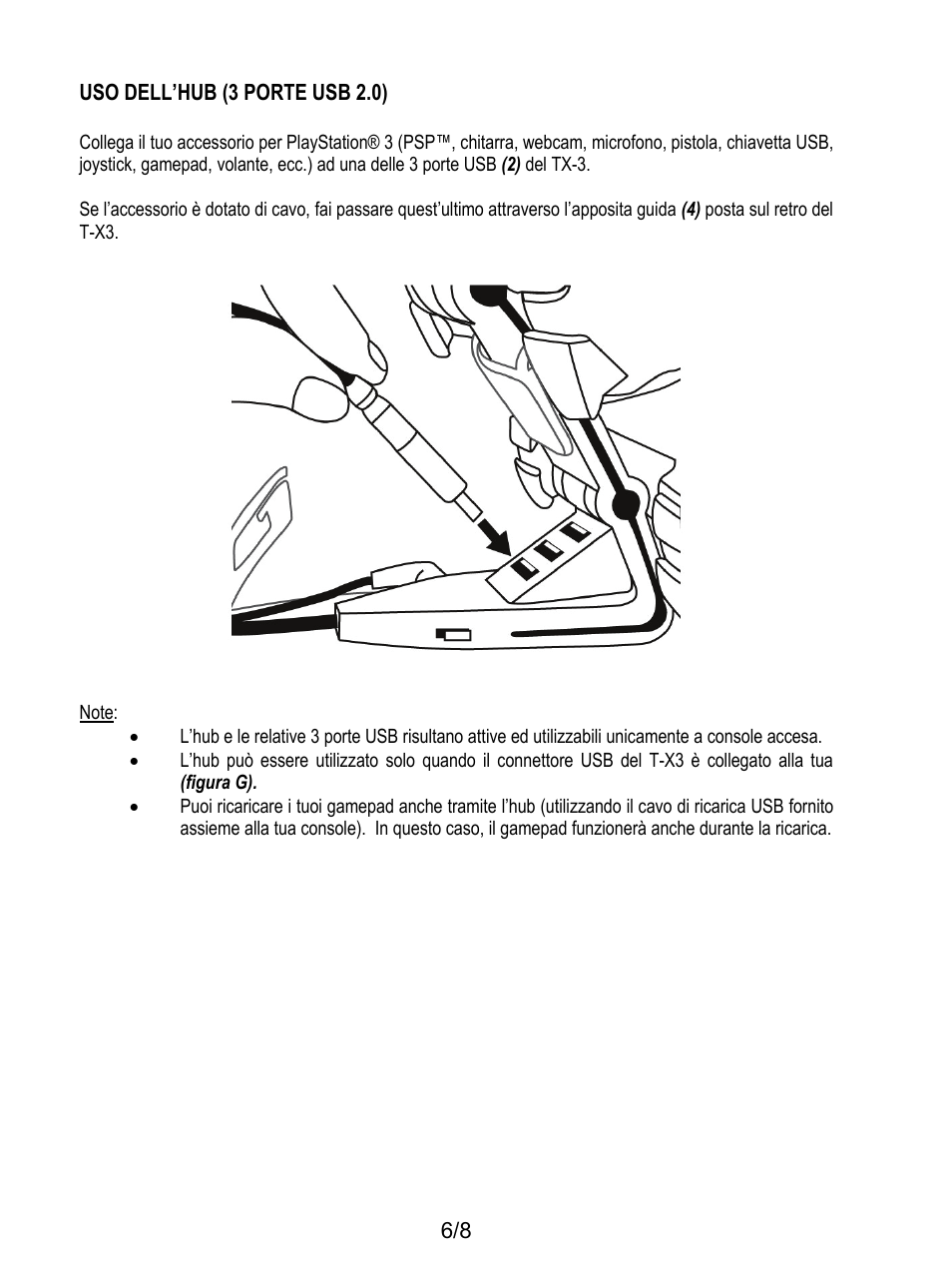 Thrustmaster T-X3 Charge Hub User Manual | Page 39 / 57