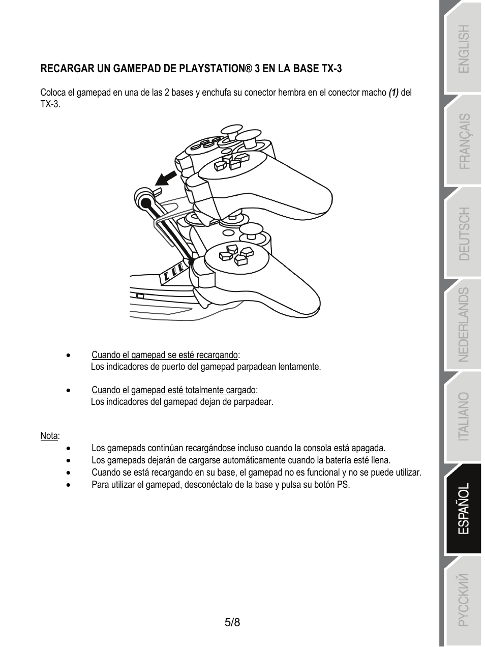 Thrustmaster T-X3 Charge Hub User Manual | Page 46 / 57